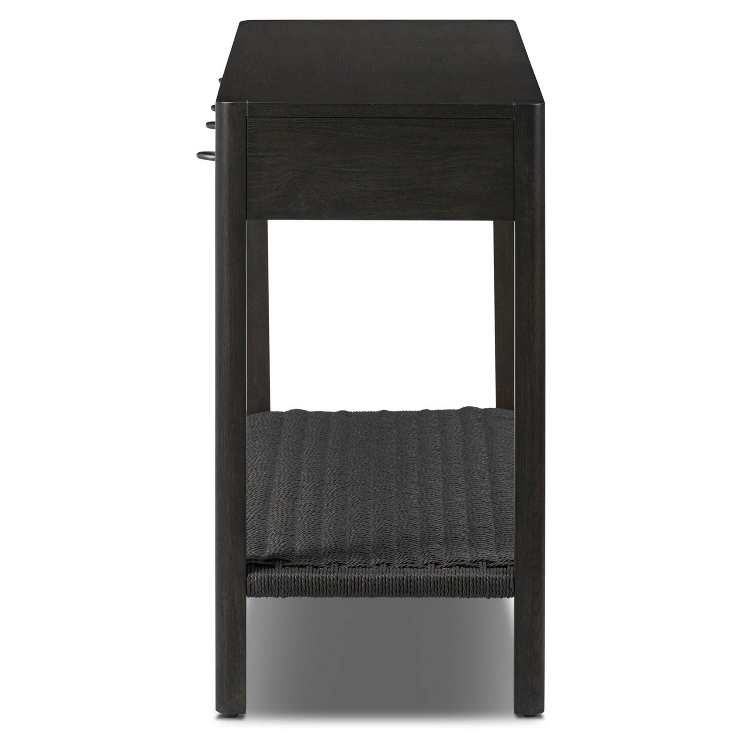 Zuma Console, Smoked Black Ash Veneer