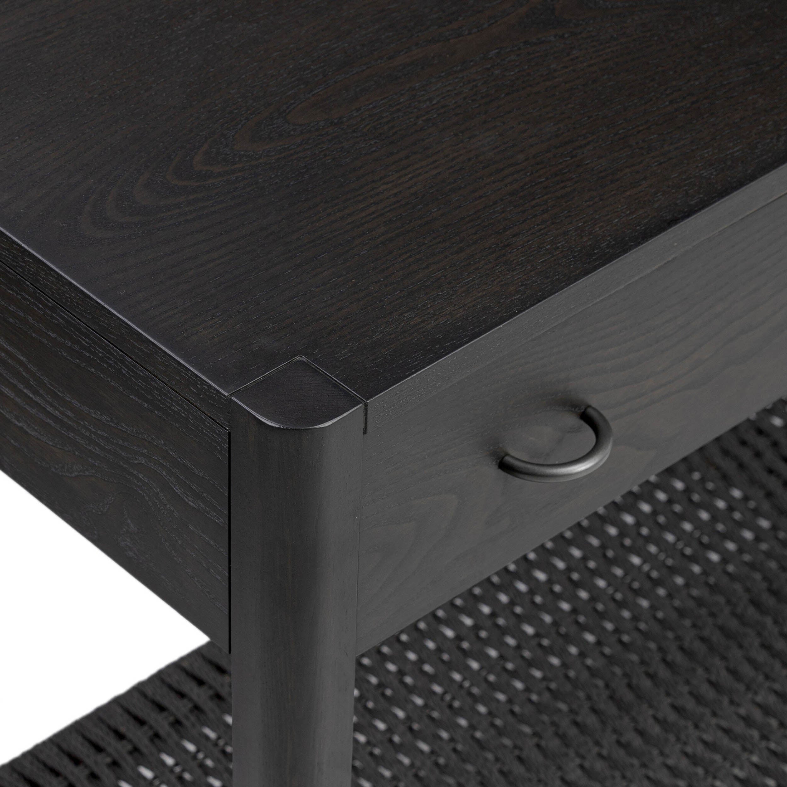 Zuma Console, Smoked Black Ash Veneer