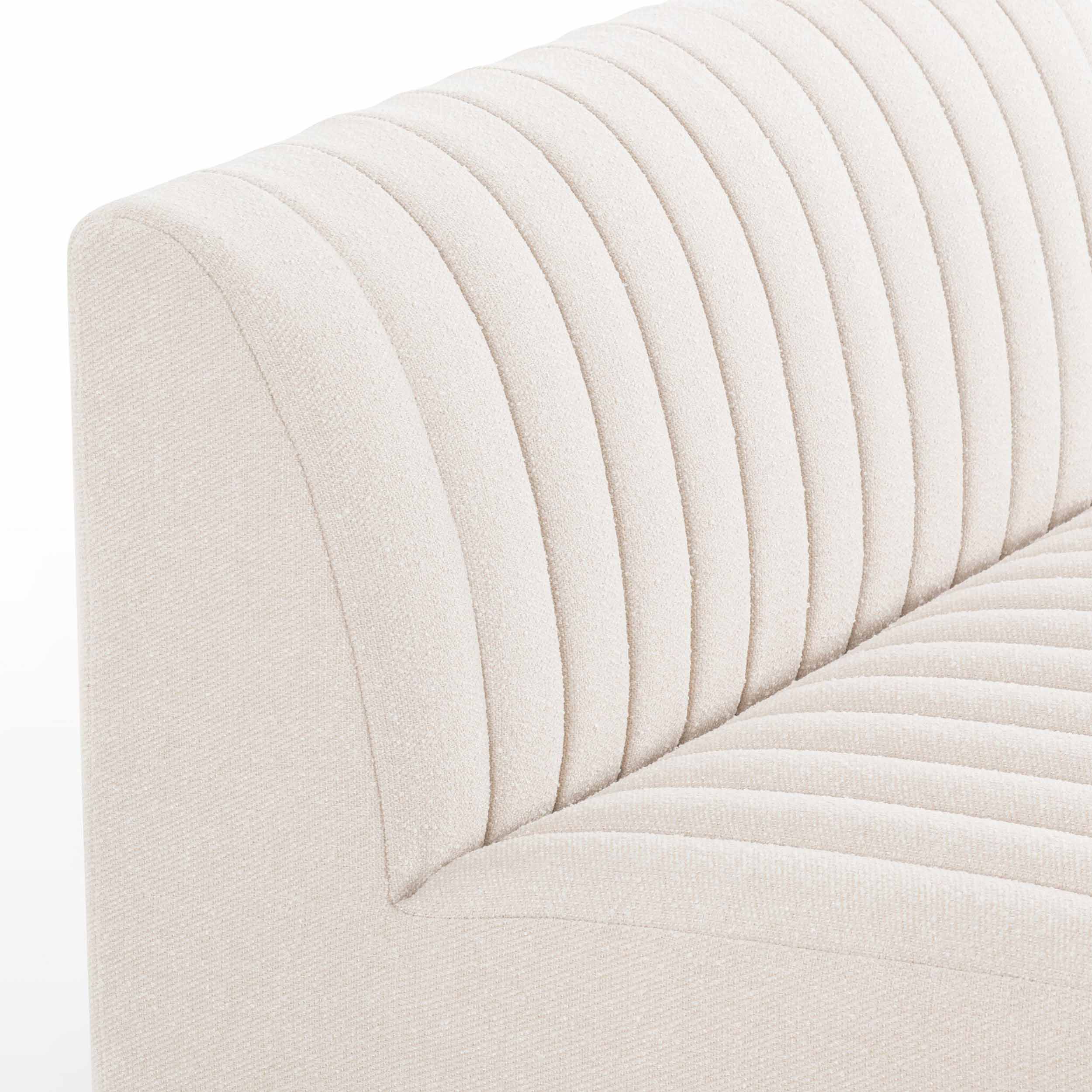 Build Your Own: Augustine Dining Banquette, Capri Oatmeal, Chair + A Half