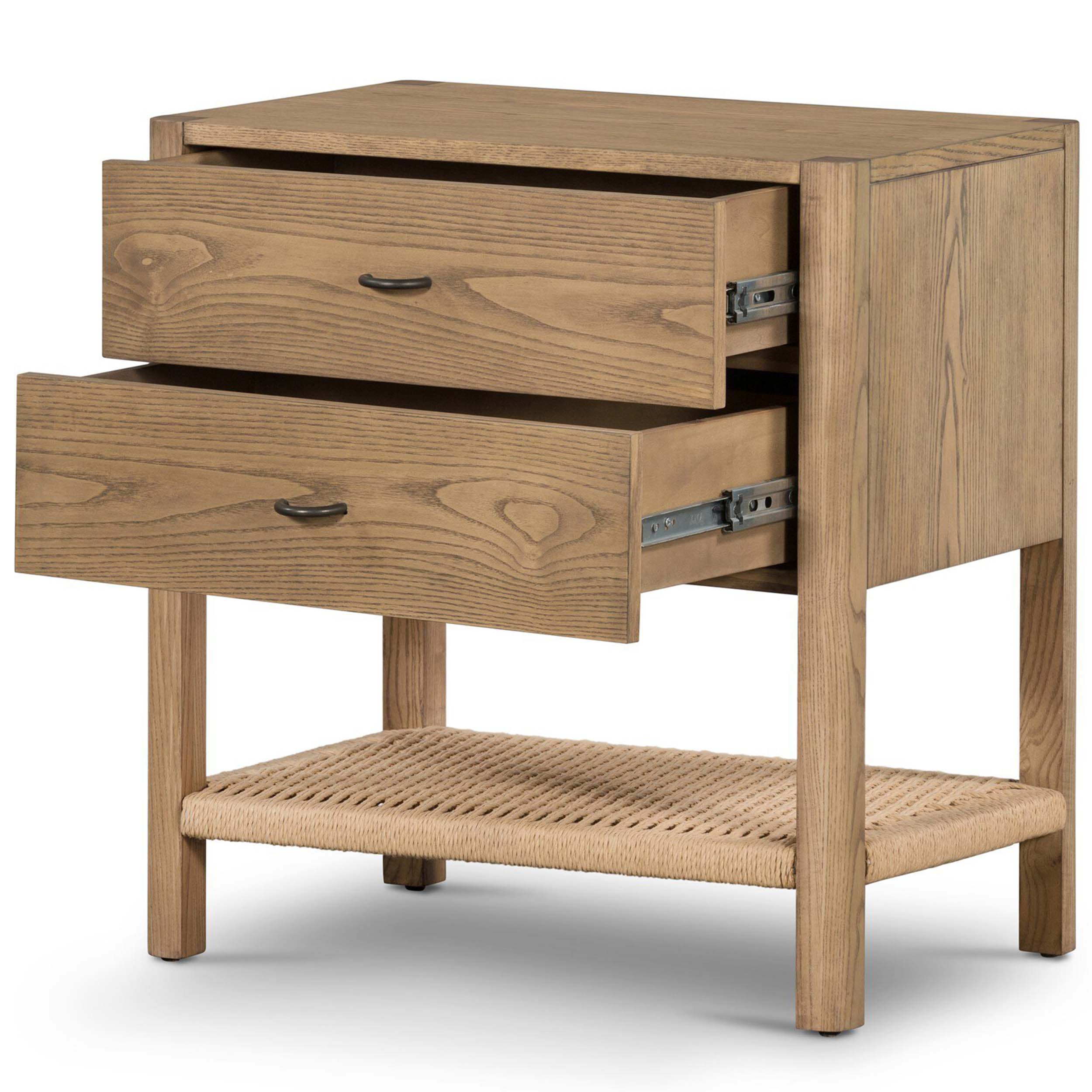 Zuma Nightstand, Dune Ash Veneer