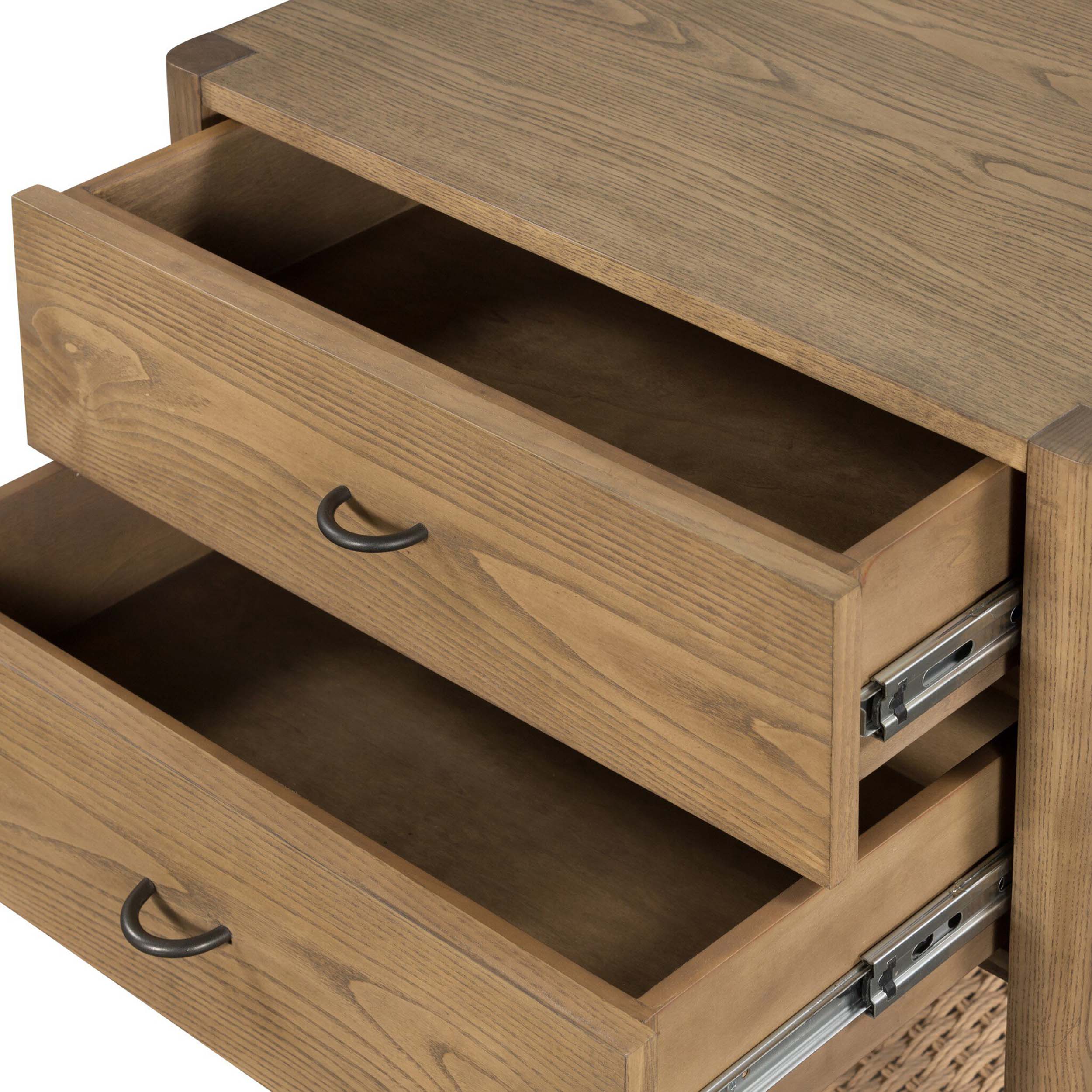Zuma Nightstand, Dune Ash Veneer