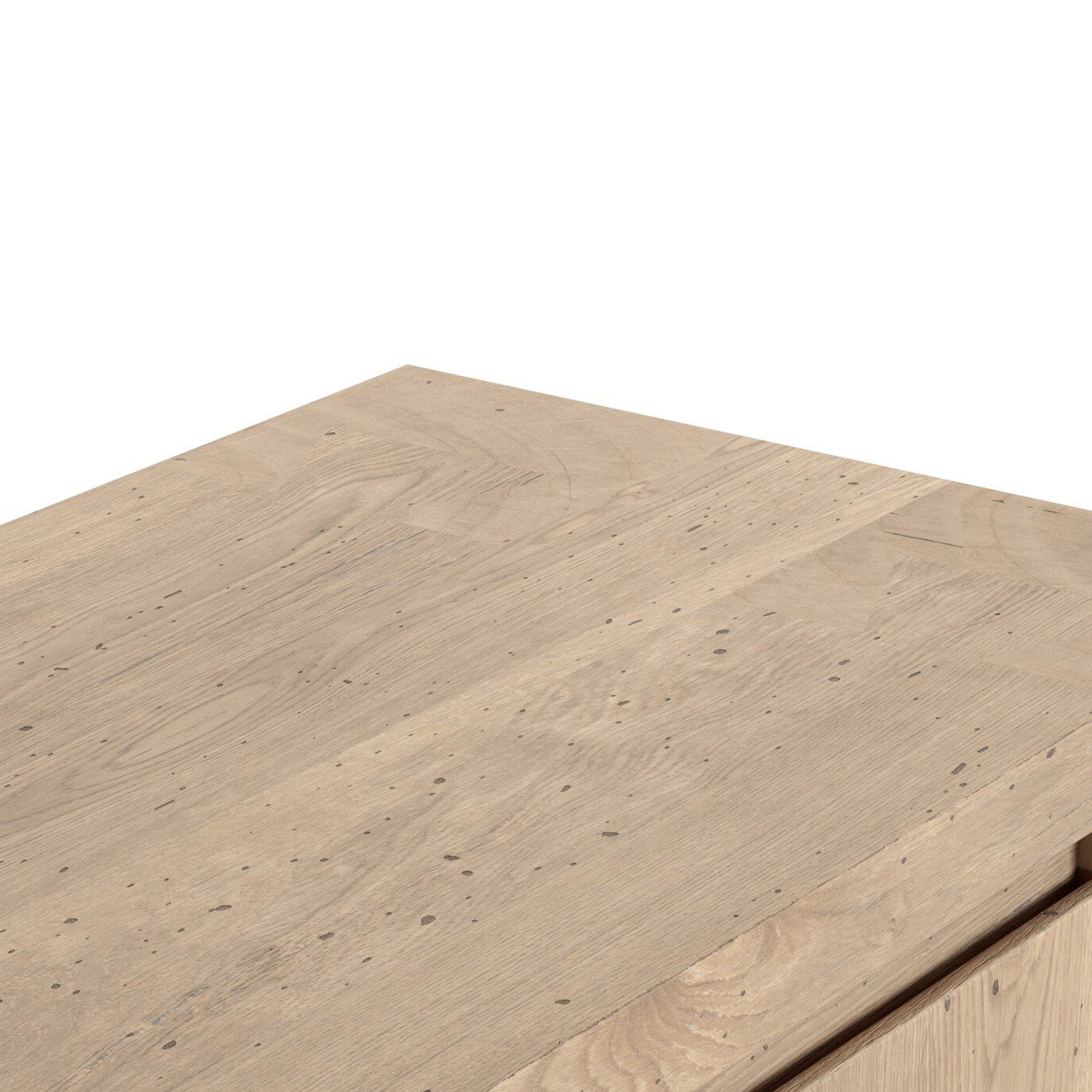 Abaso Sideboard, Whitewash Rustic Wormwood Oak