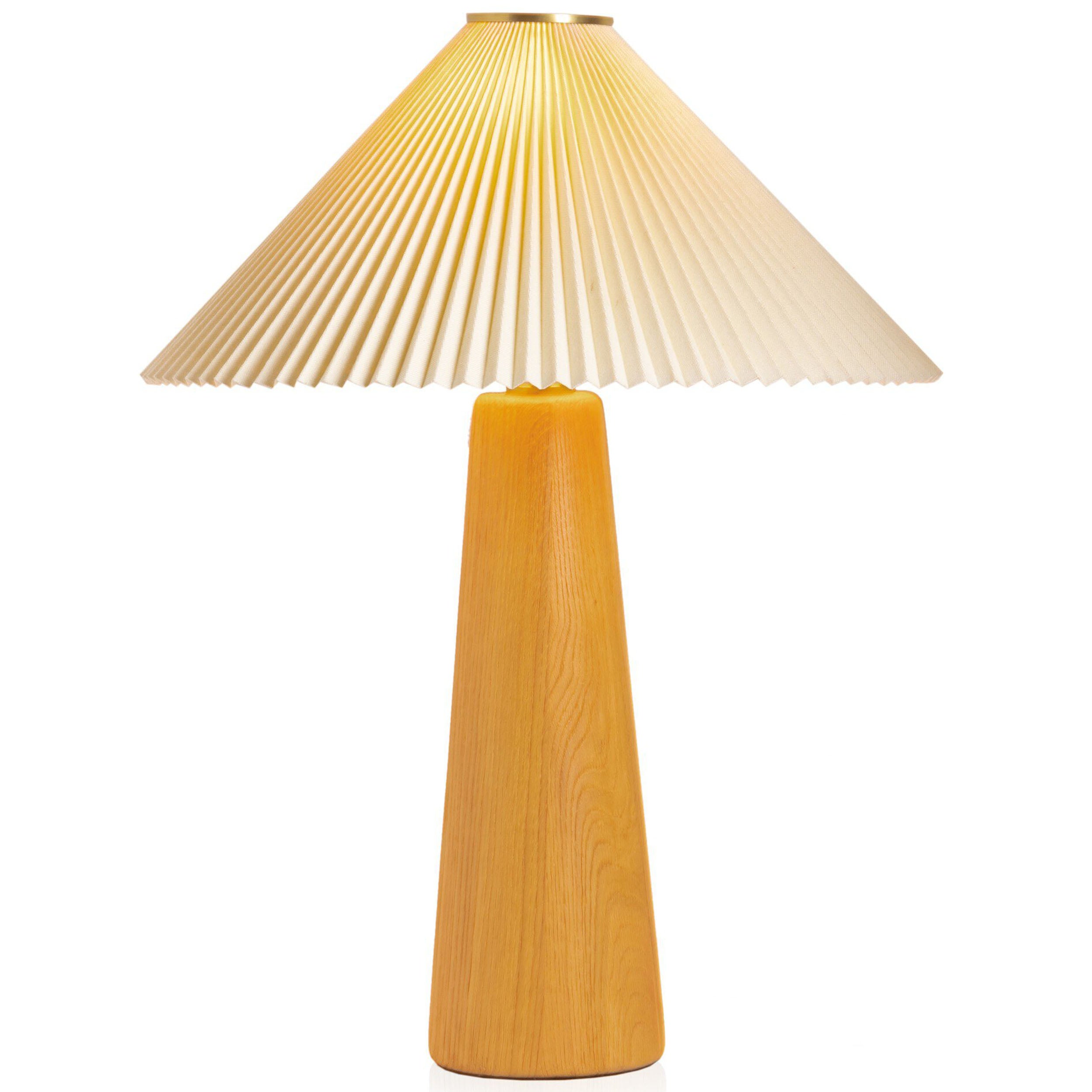 Nora Table Lamp, Light Oak
