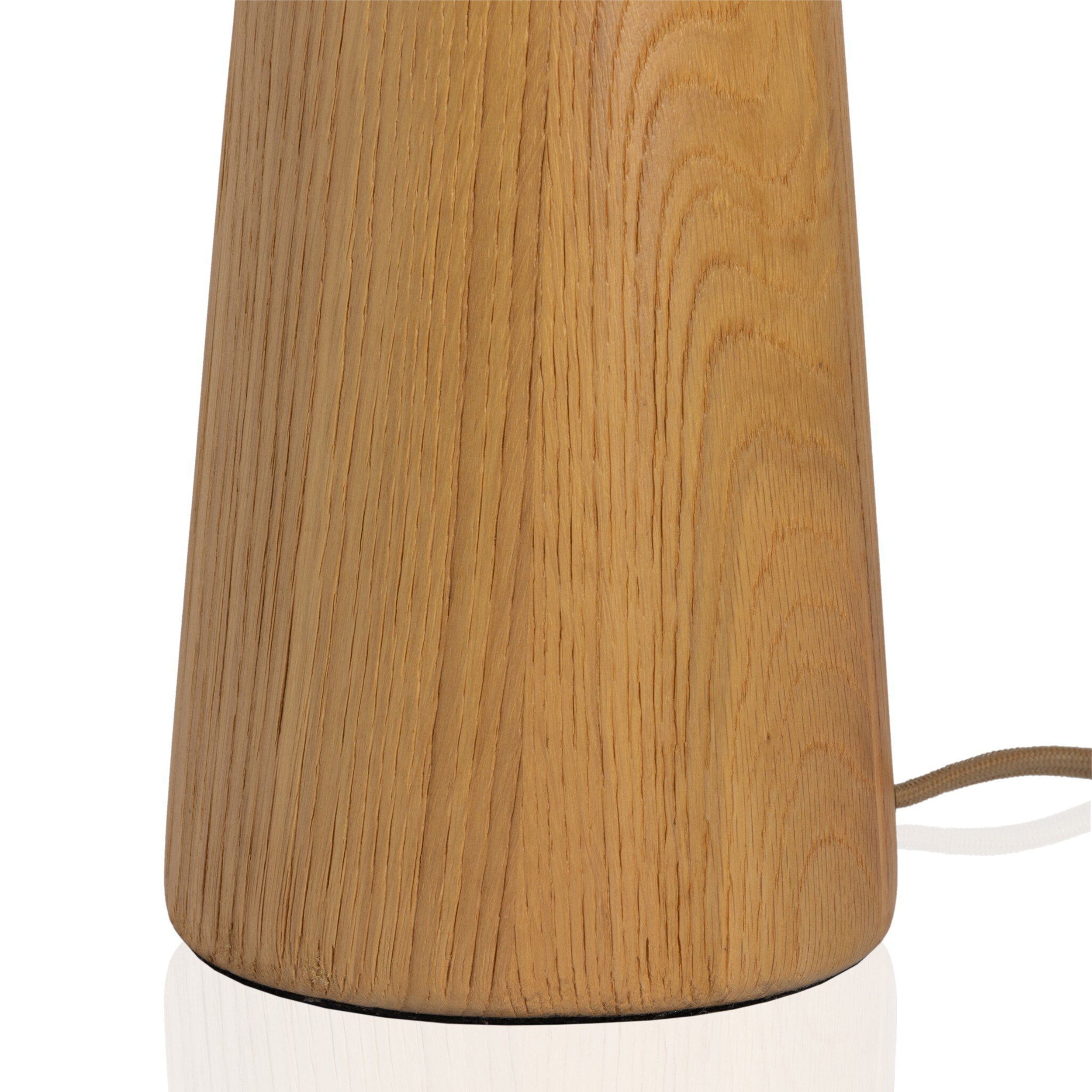 Nora Table Lamp, Light Oak