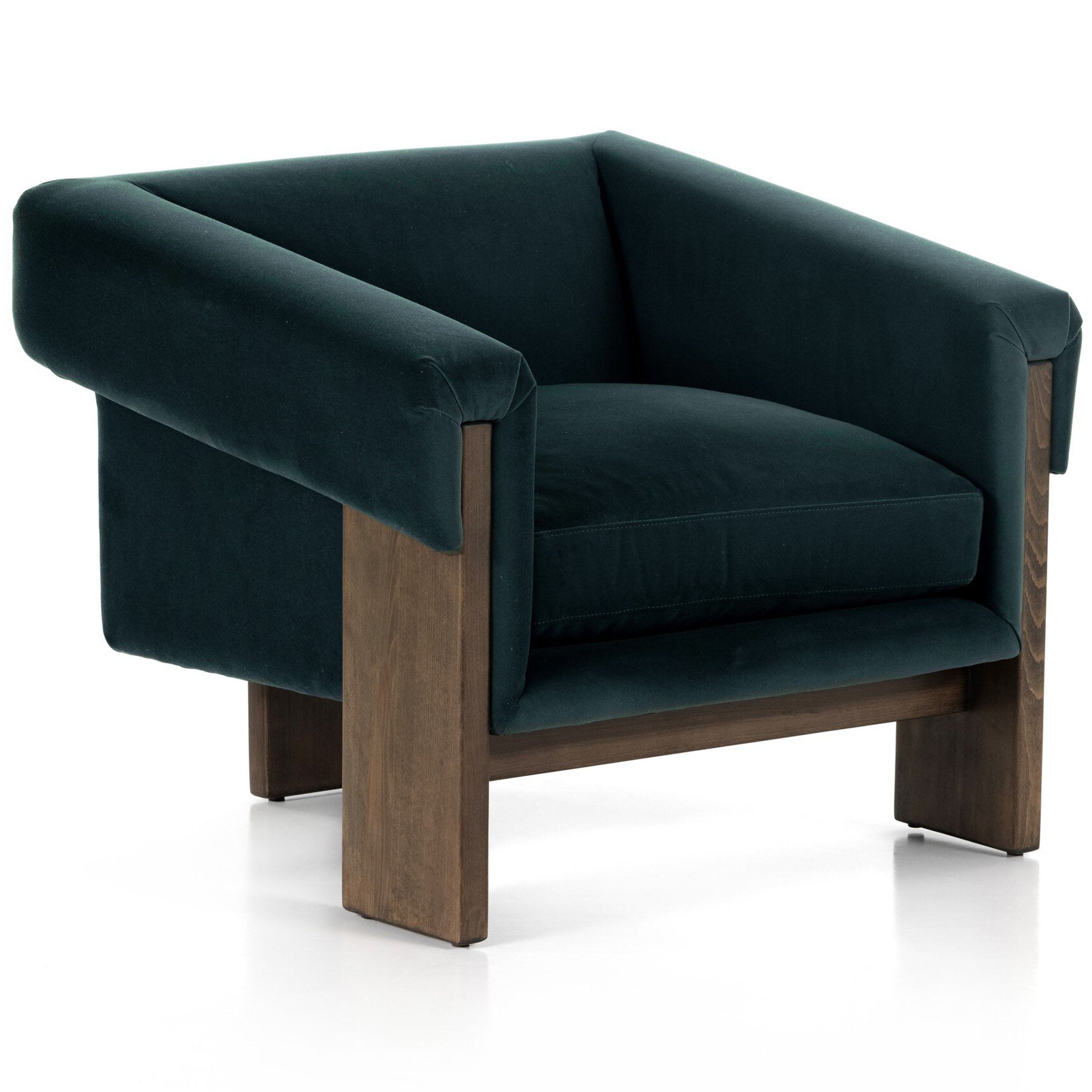 Cairo Chair, Modern Velvet Smoke