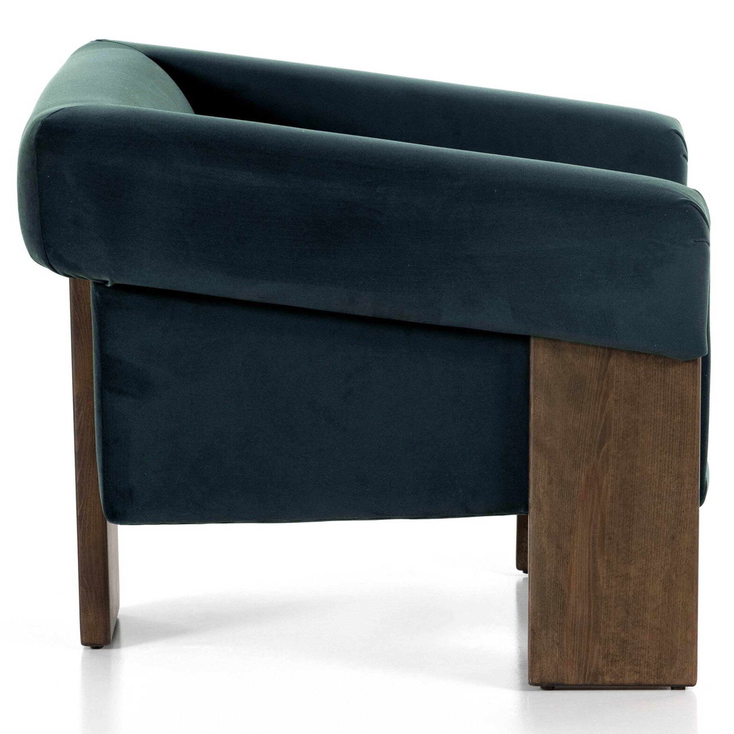 Cairo Chair, Modern Velvet Smoke