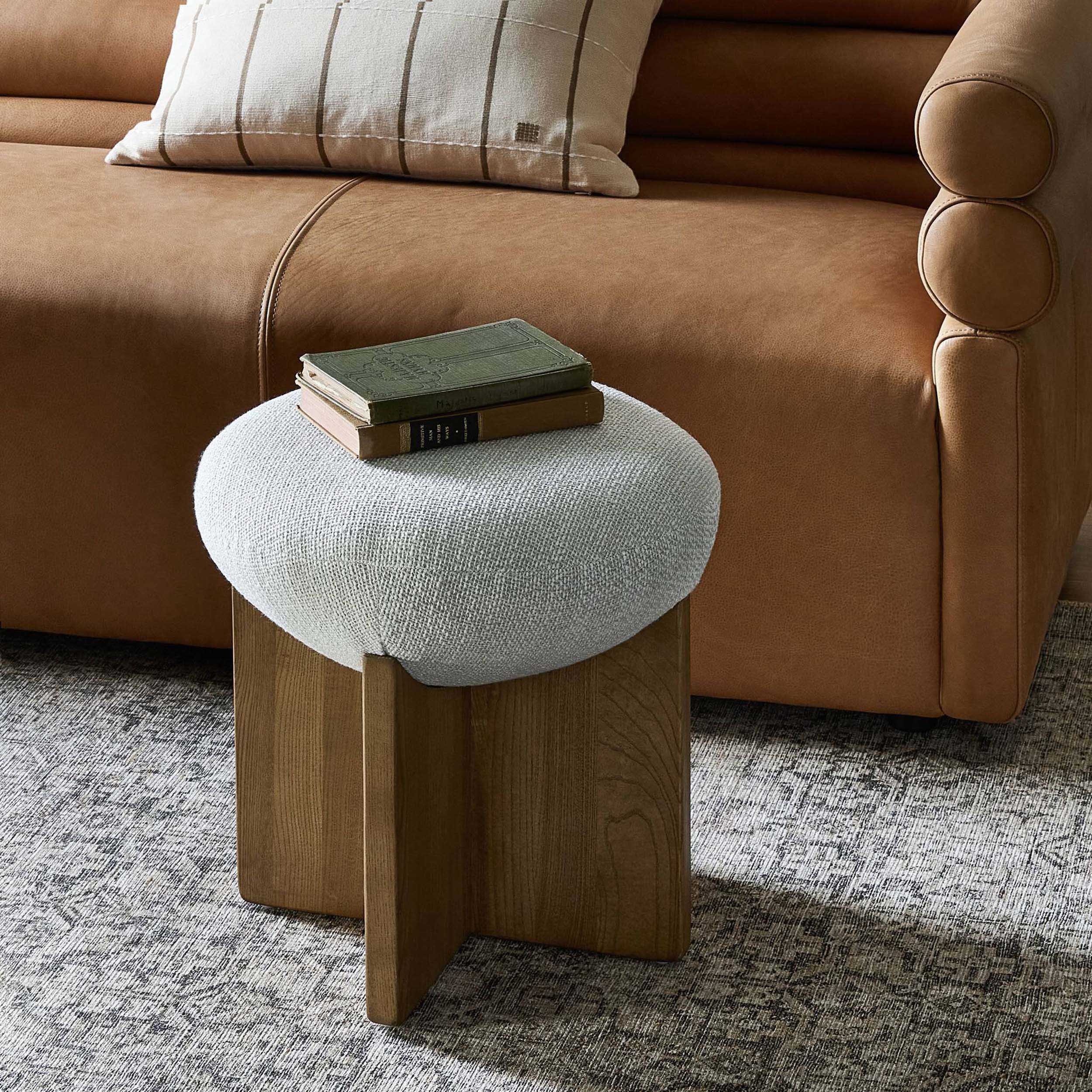 Dax Accent Stool, Gibson Wheat