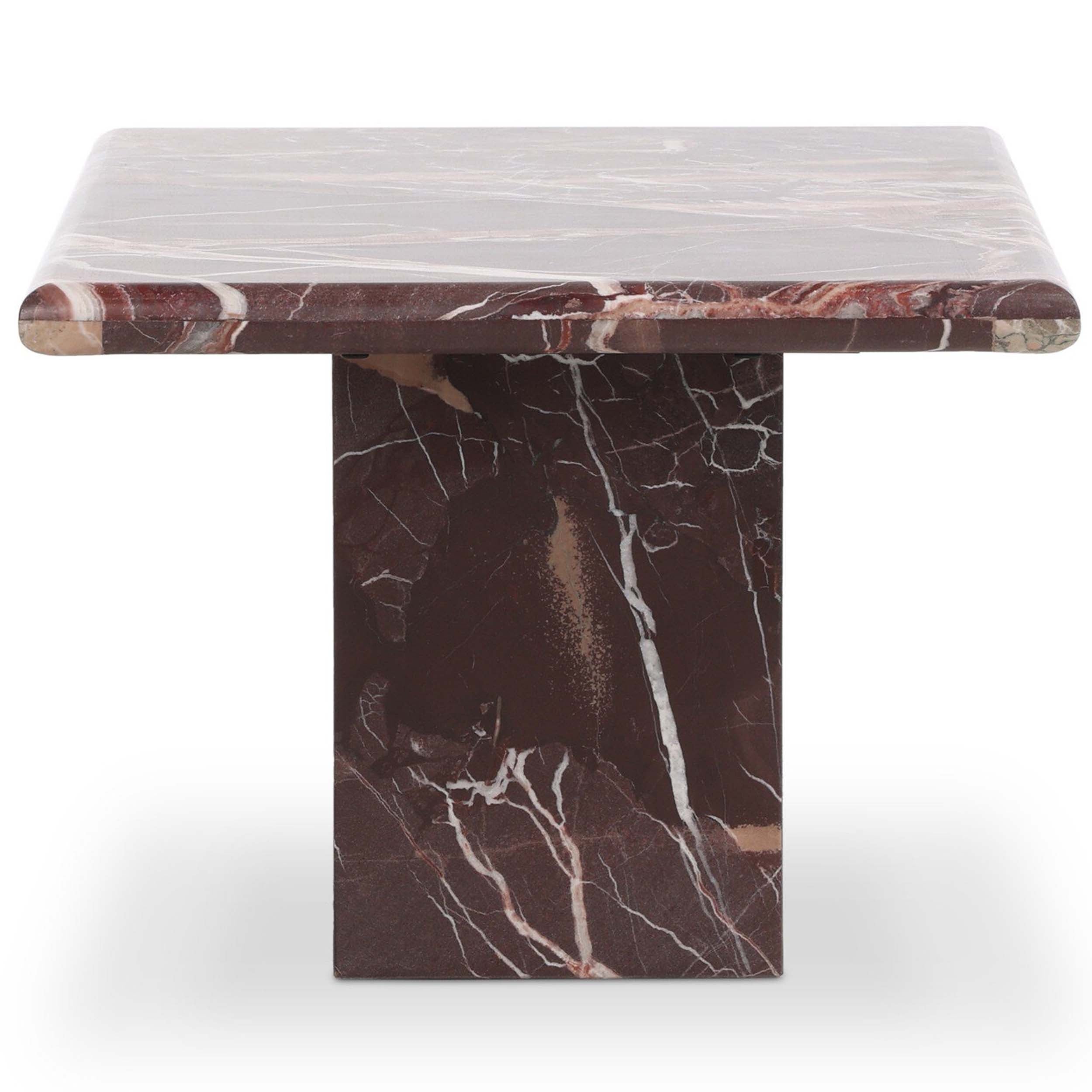Arum Coffee Table, Merlot Marble