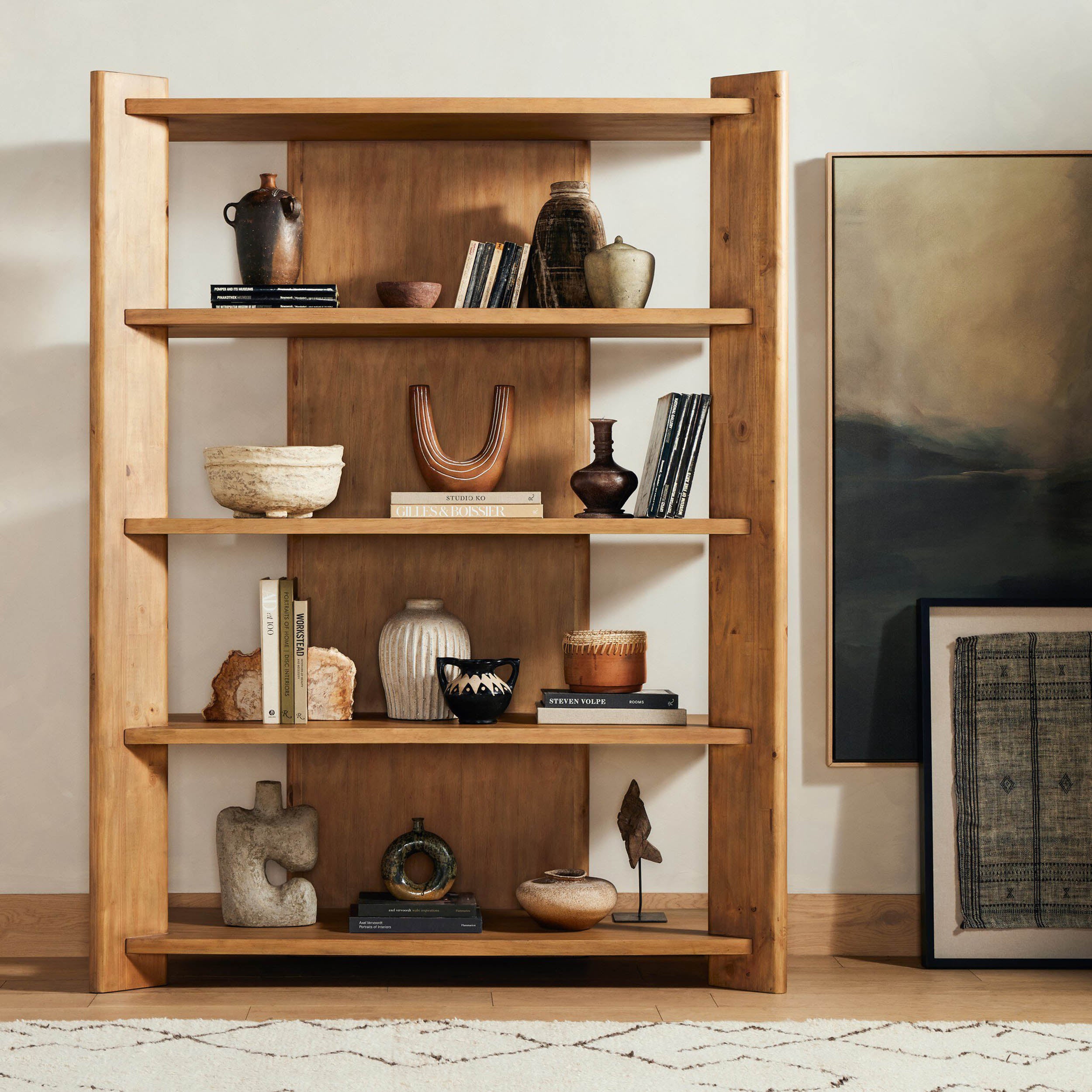 Edmund Bookcase, Smoked Pine
