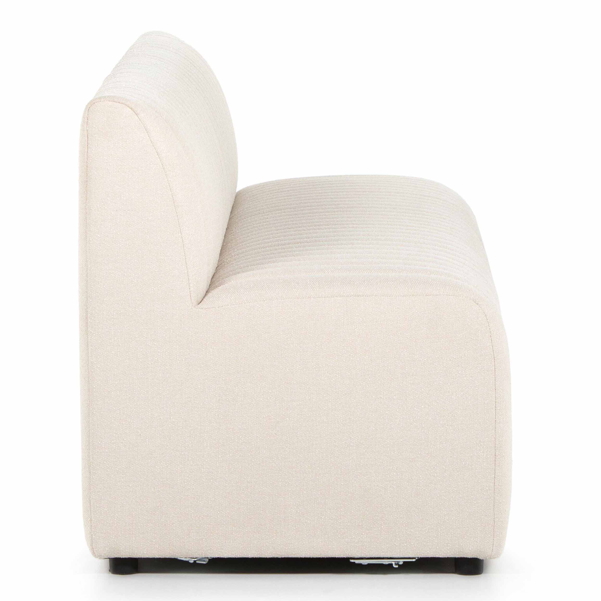Build Your Own: Augustine Dining Banquette, Capri Oatmeal, 82" Bench