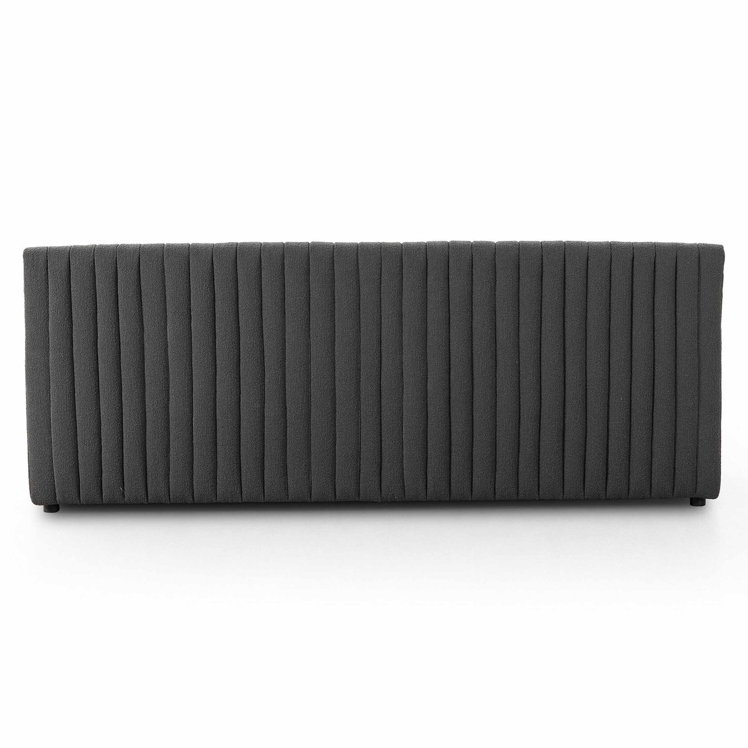 Build Your Own: Augustine Dining Banquette, FIQA Boucle Charcoal, 82" Bench