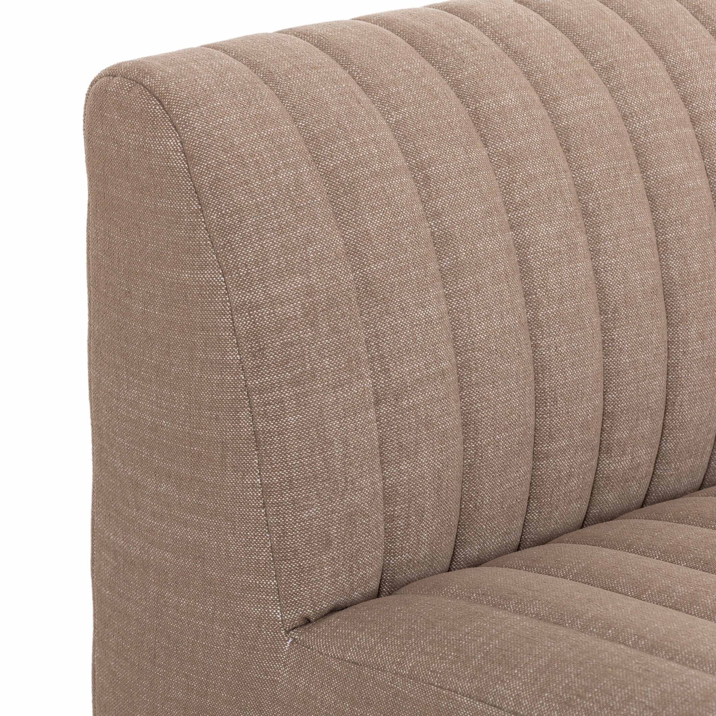 Build Your Own: Augustine Dining Banquette, Crypton Nomad Taupe, 82" Bench