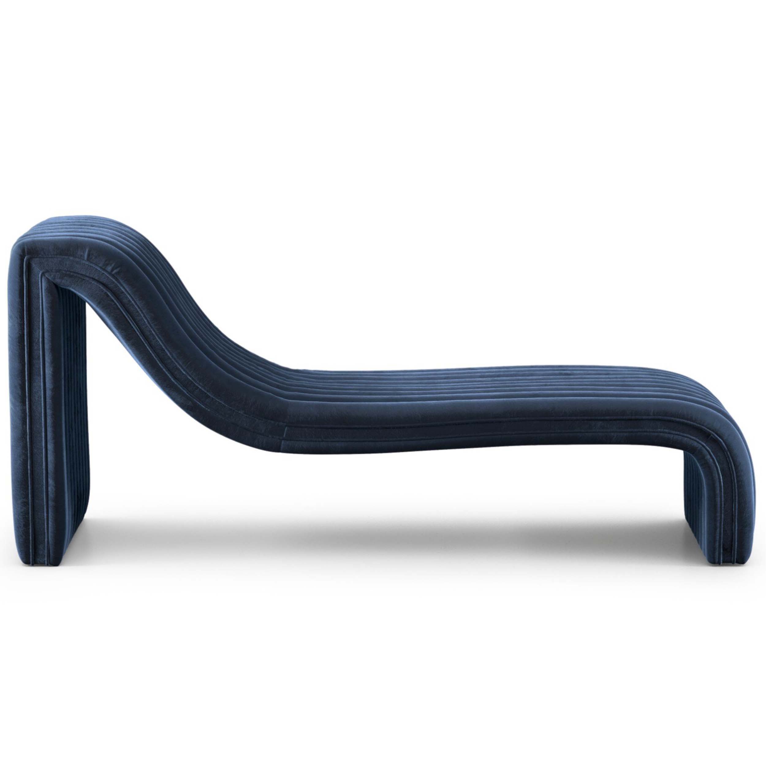 Augustine Chaise Lounge, Sapphire Navy