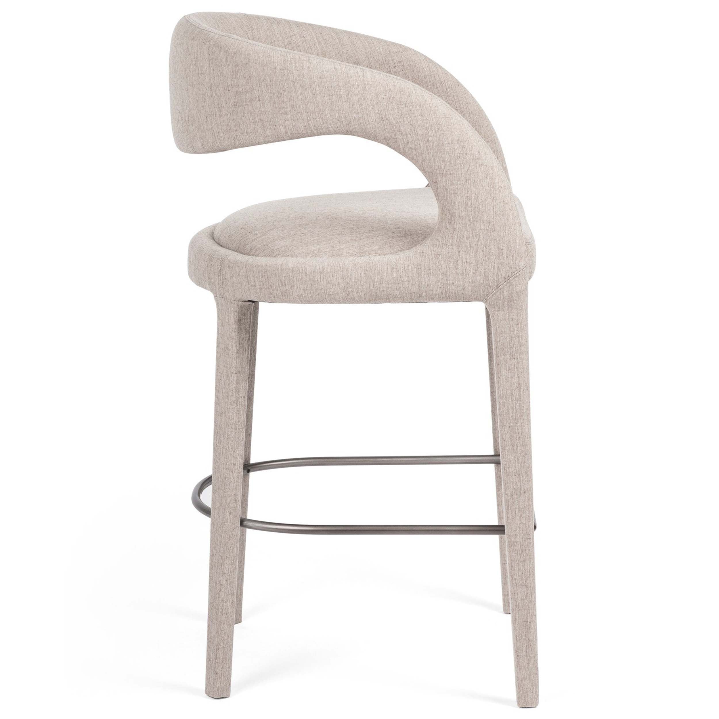 Hawkins Bar + Counter Stool, Savile Flannel