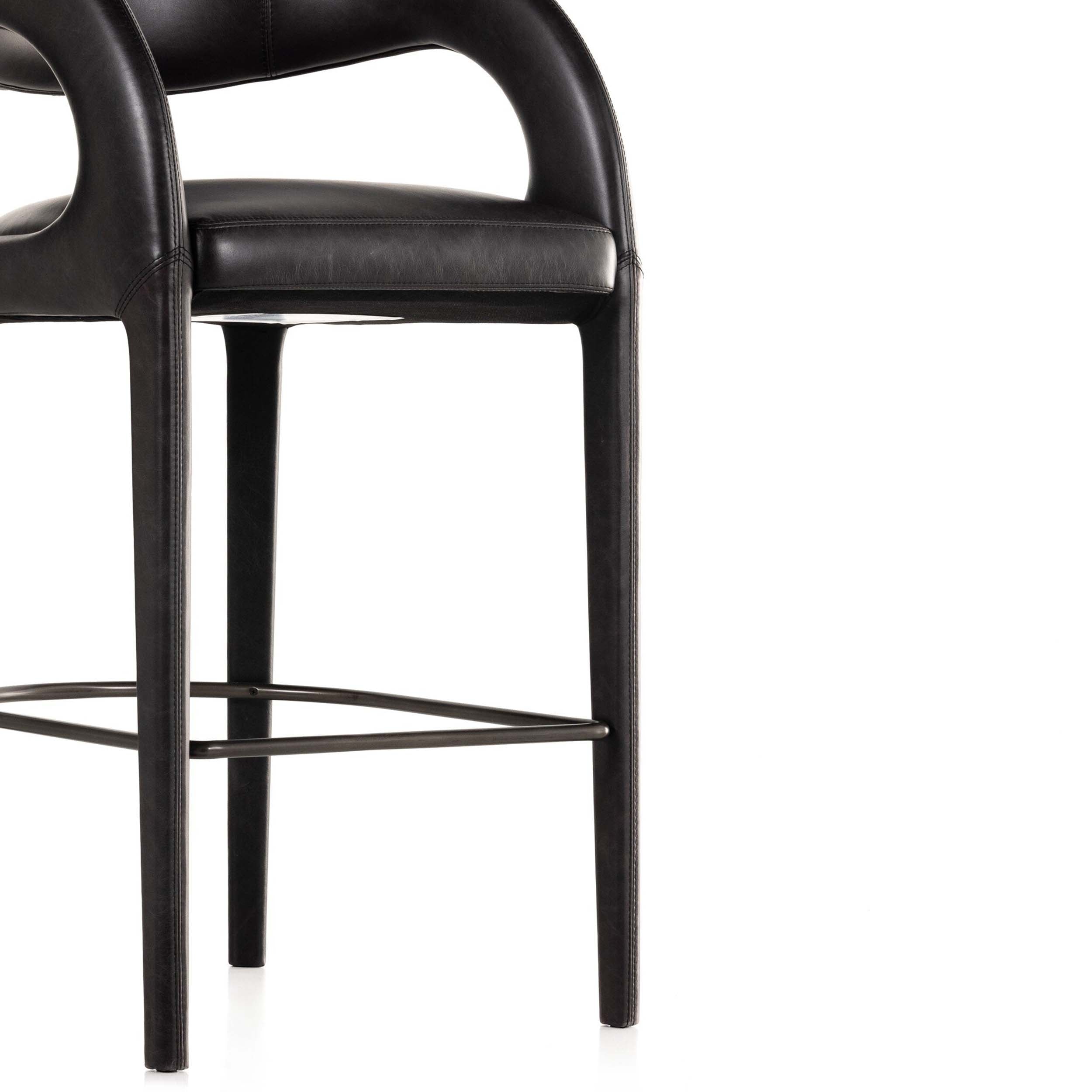 Hawkins Bar + Counter Stool, Sonoma Black
