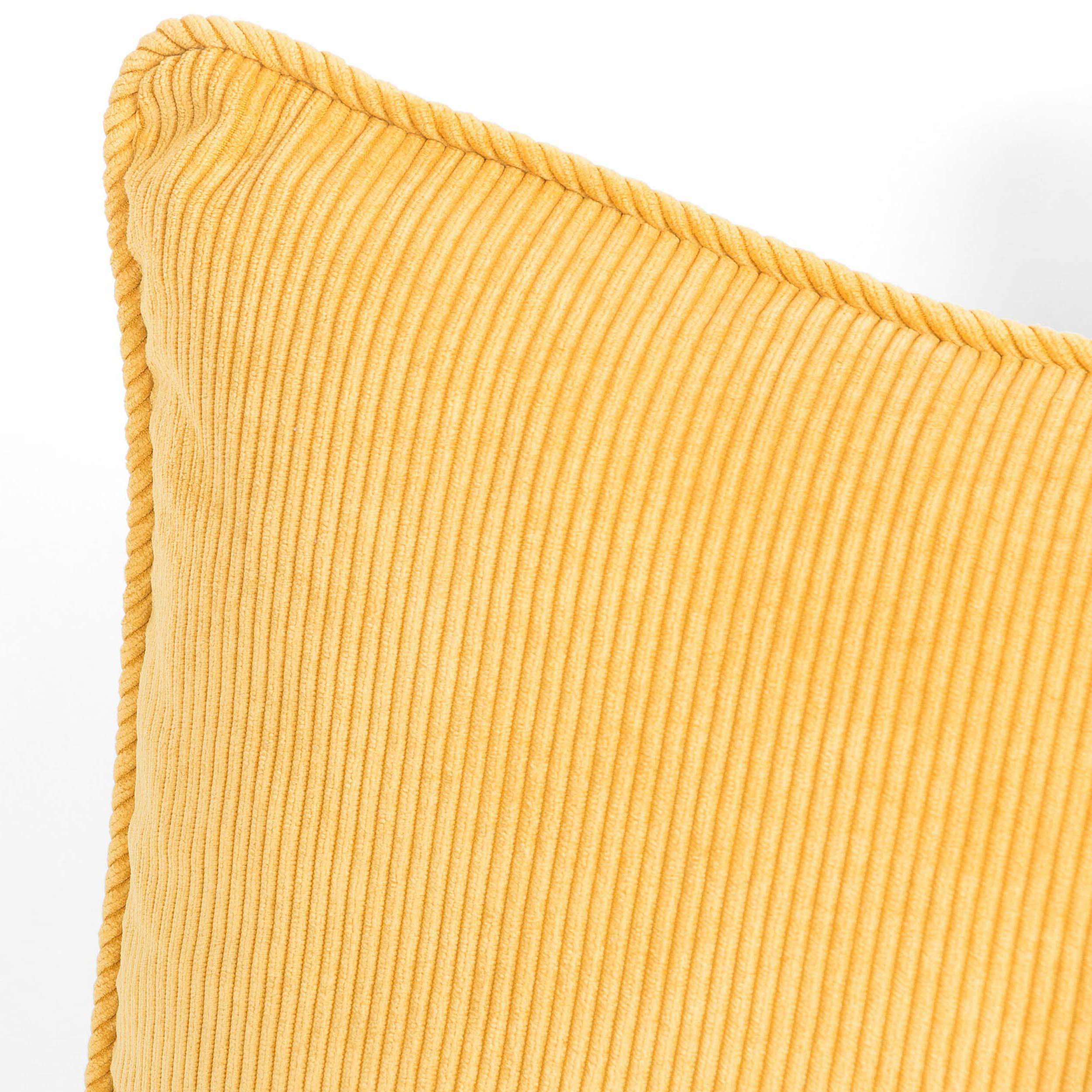 Brookfield Corduroy Pillow, Sorrento Marigold