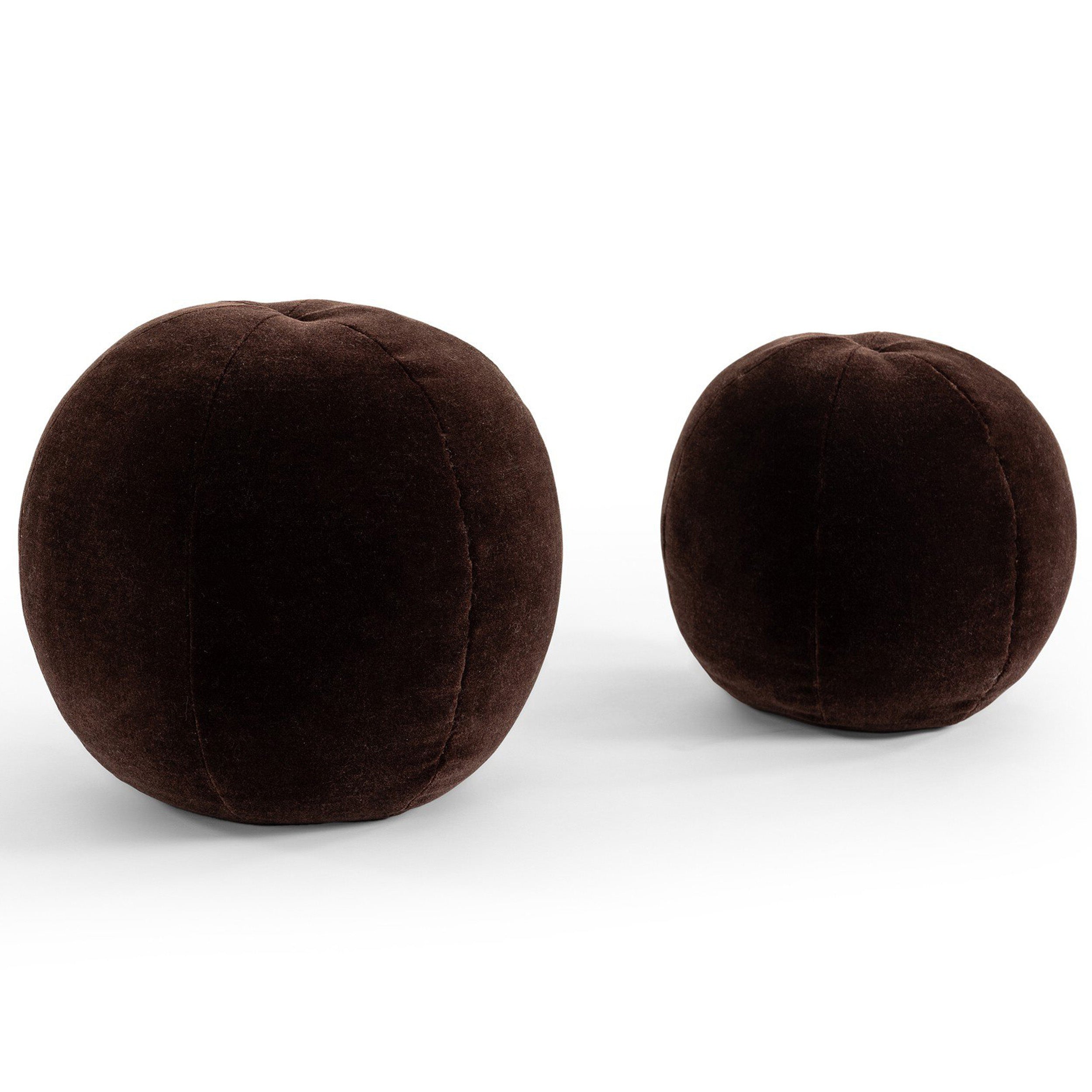 Balle Pillow Set Of 2, Monte Chocolate