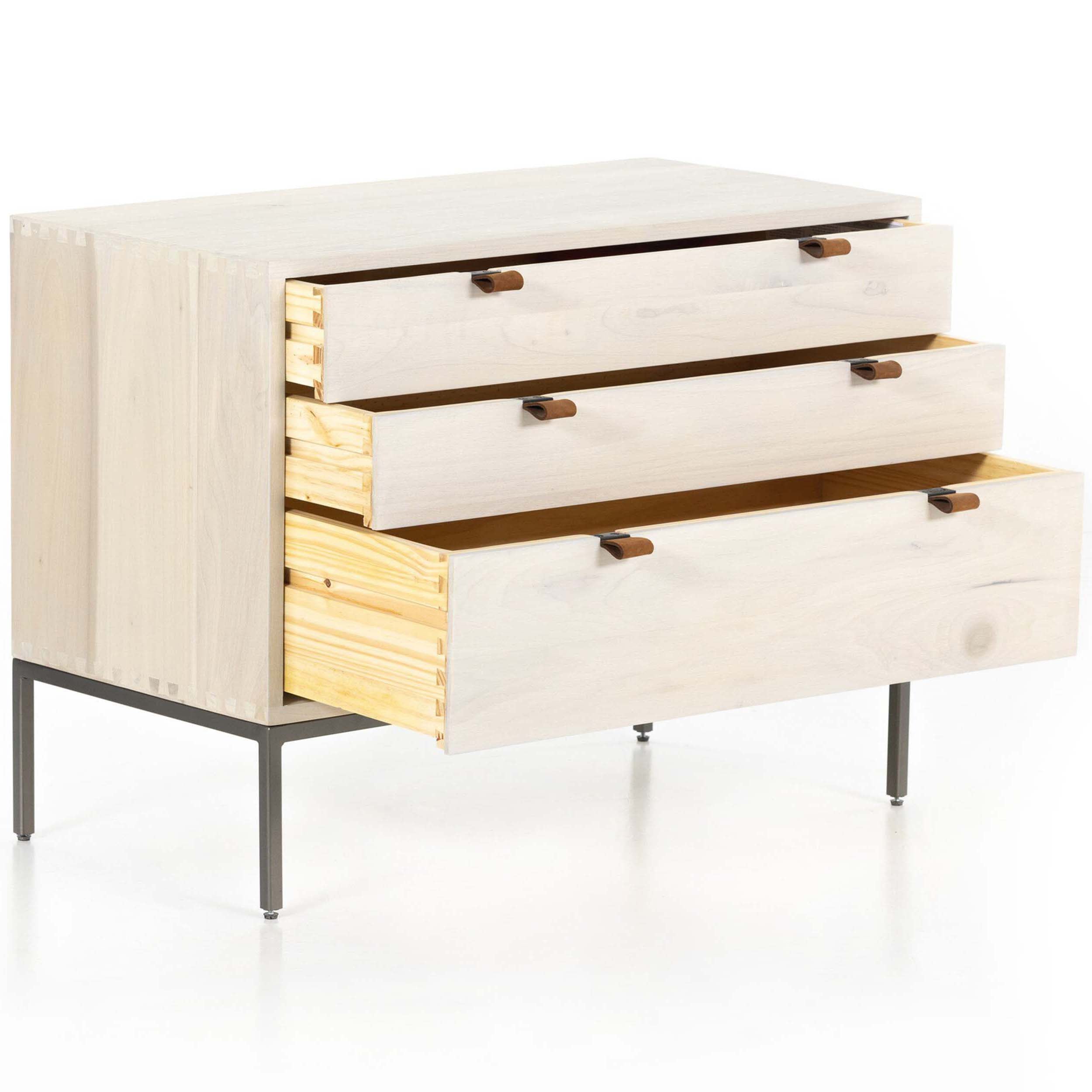 Trey Large Nightstand, Dove Poplar