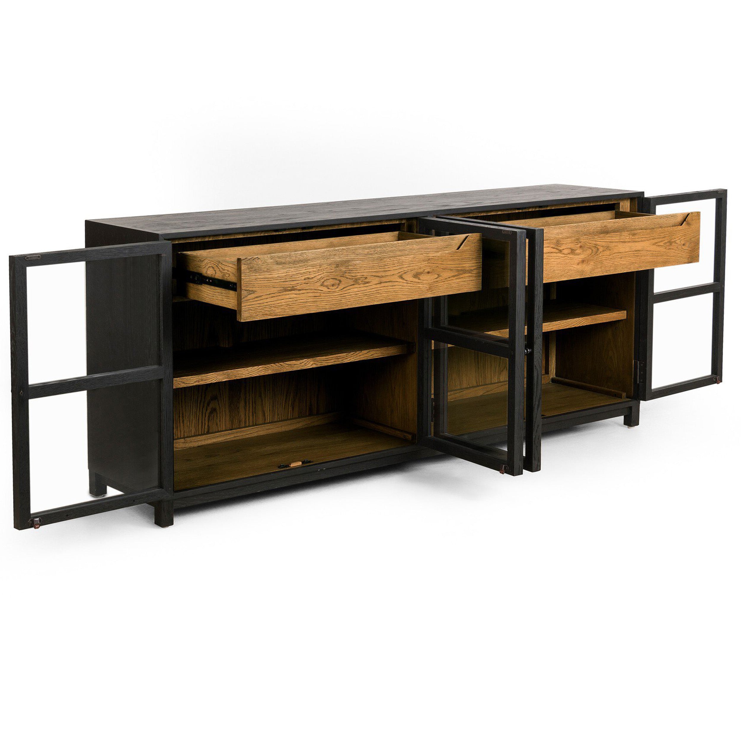 Millie Large Sideboard, Drifted Oak Solid