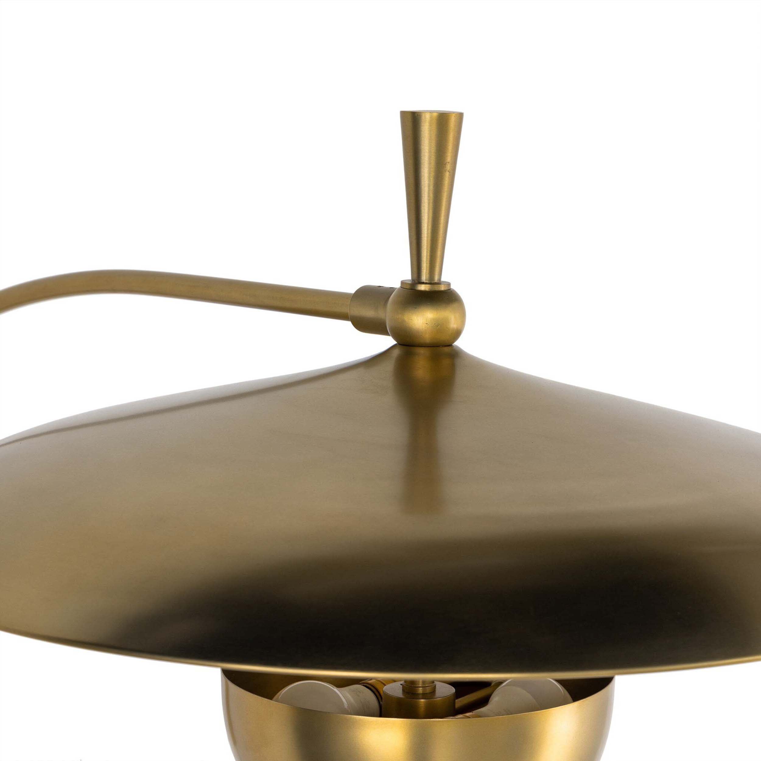 Bennington Sconce, Antique Brass Iron