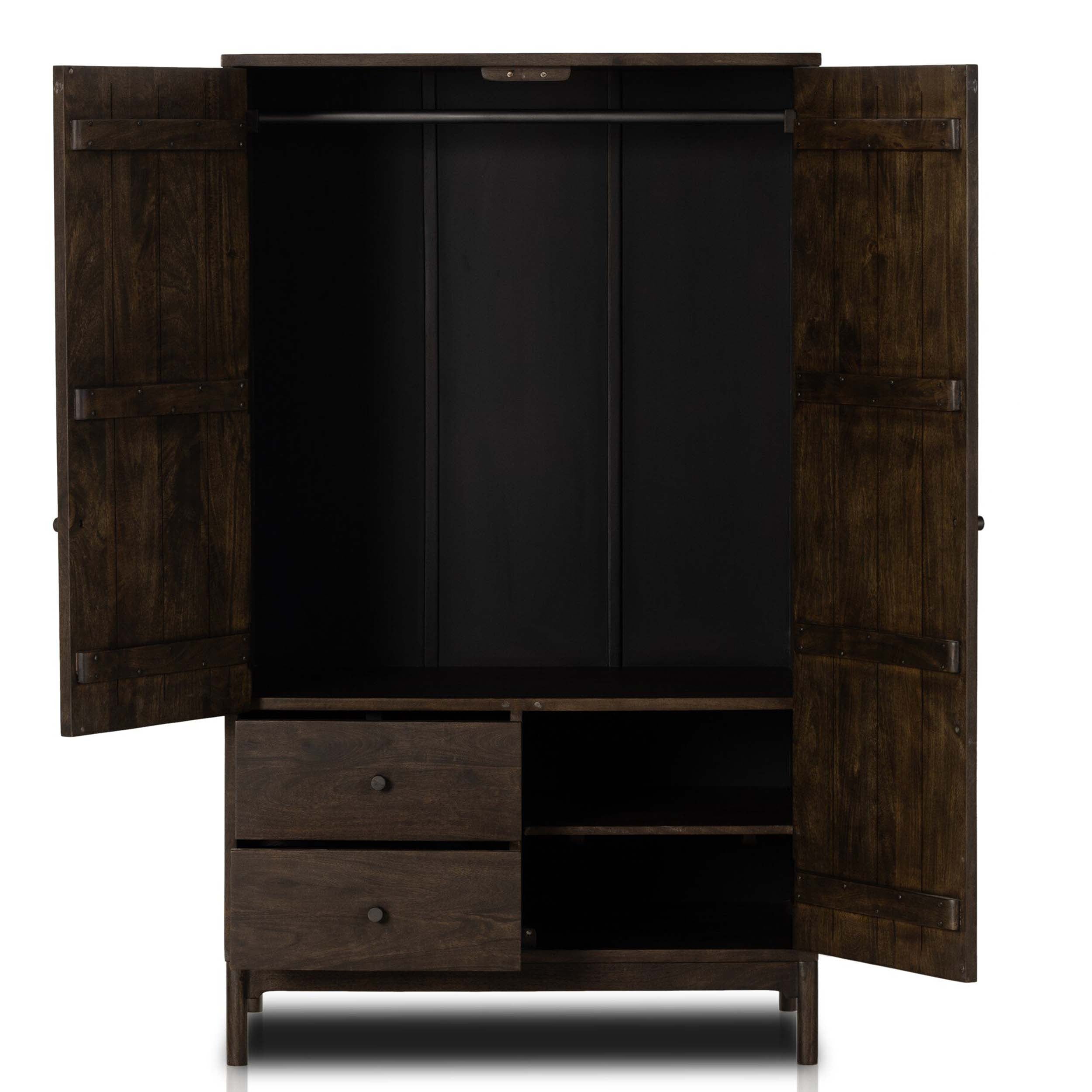 Ophelia Armoire, Aged Brown