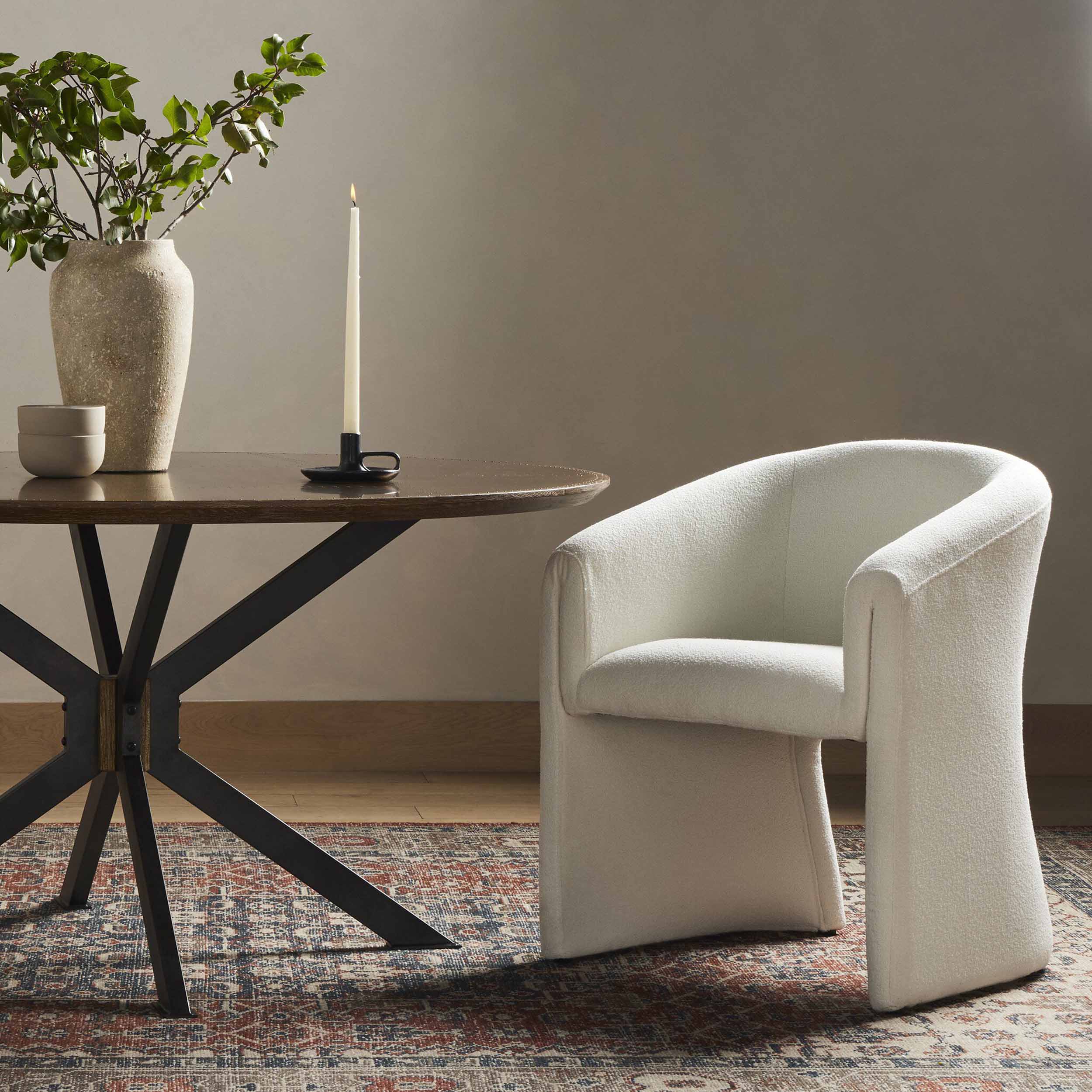 Elmore Dining Chair, Portland Cream