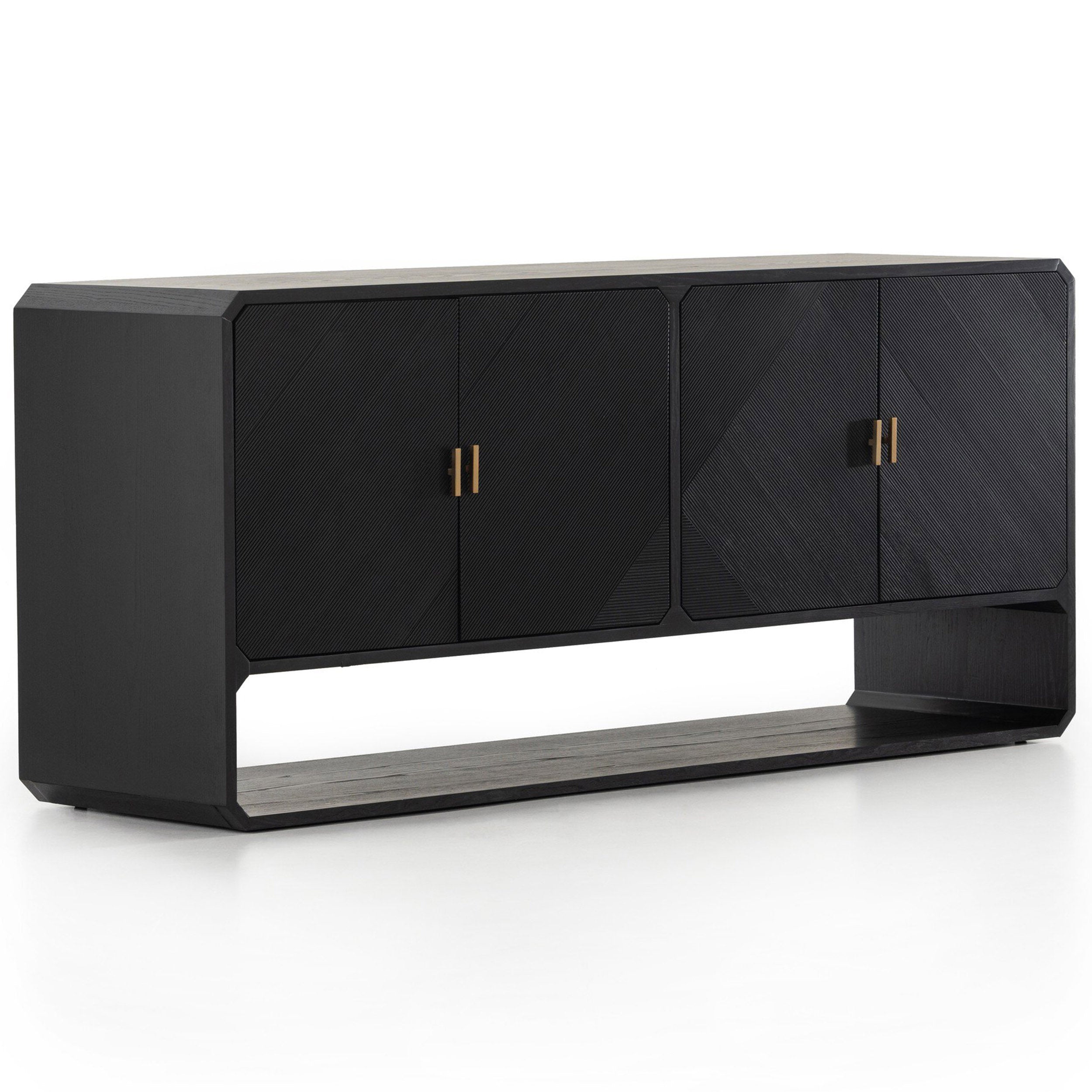 Caspian Sideboard, Black Ash Veneer