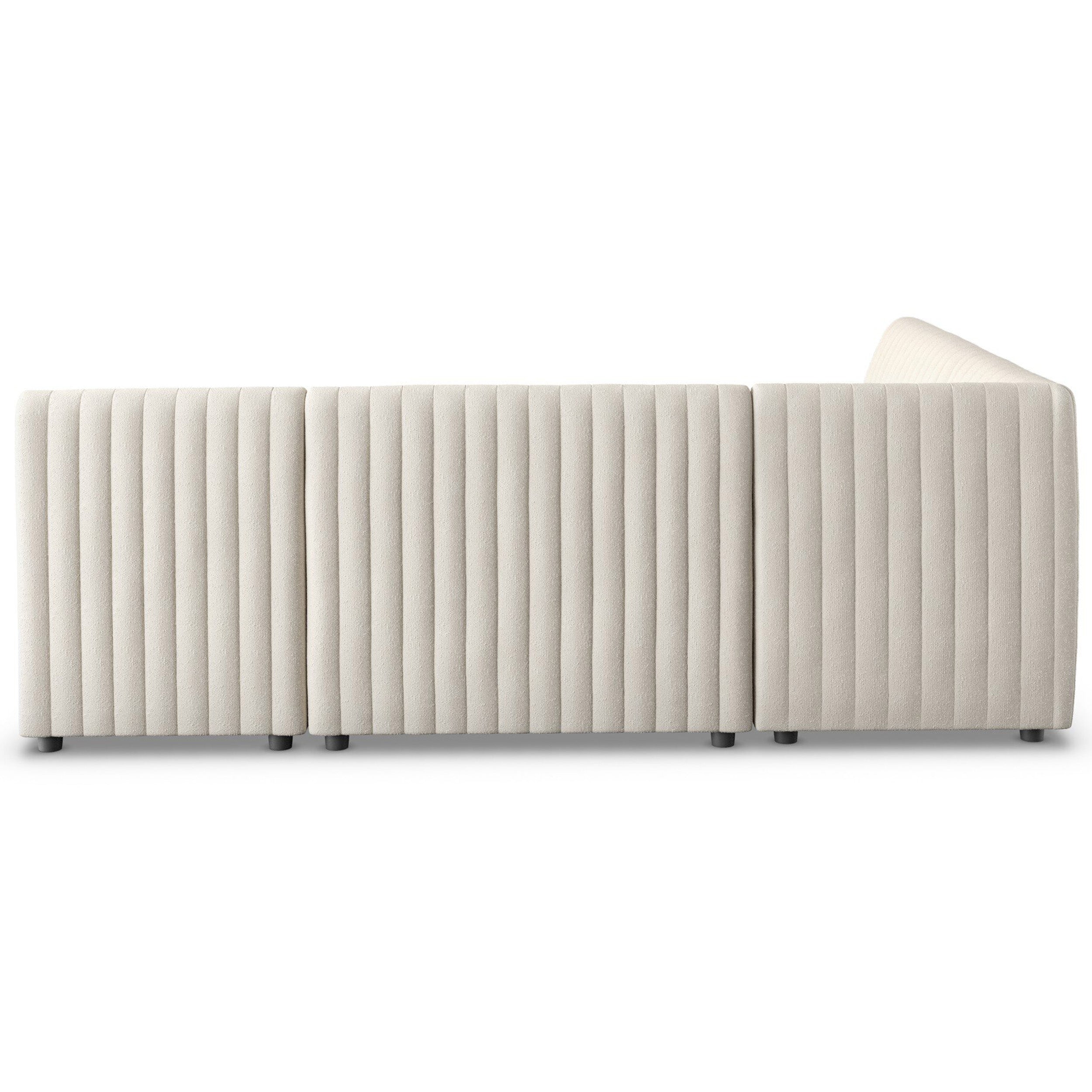 Augustine Dining Banquette L-Shape, Capri Oatmeal
