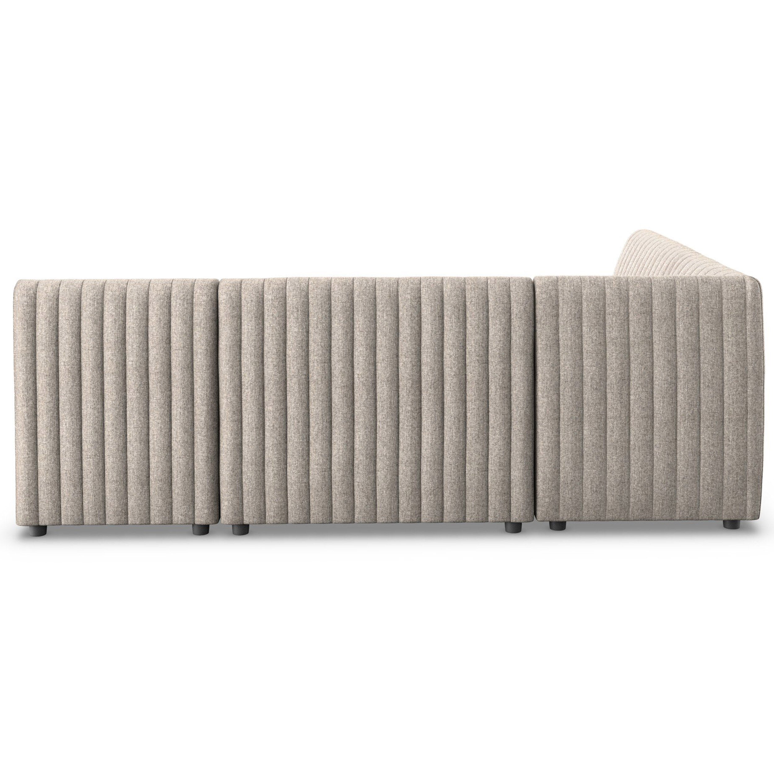 Augustine Dining Banquette L-Shape, Orly Natural