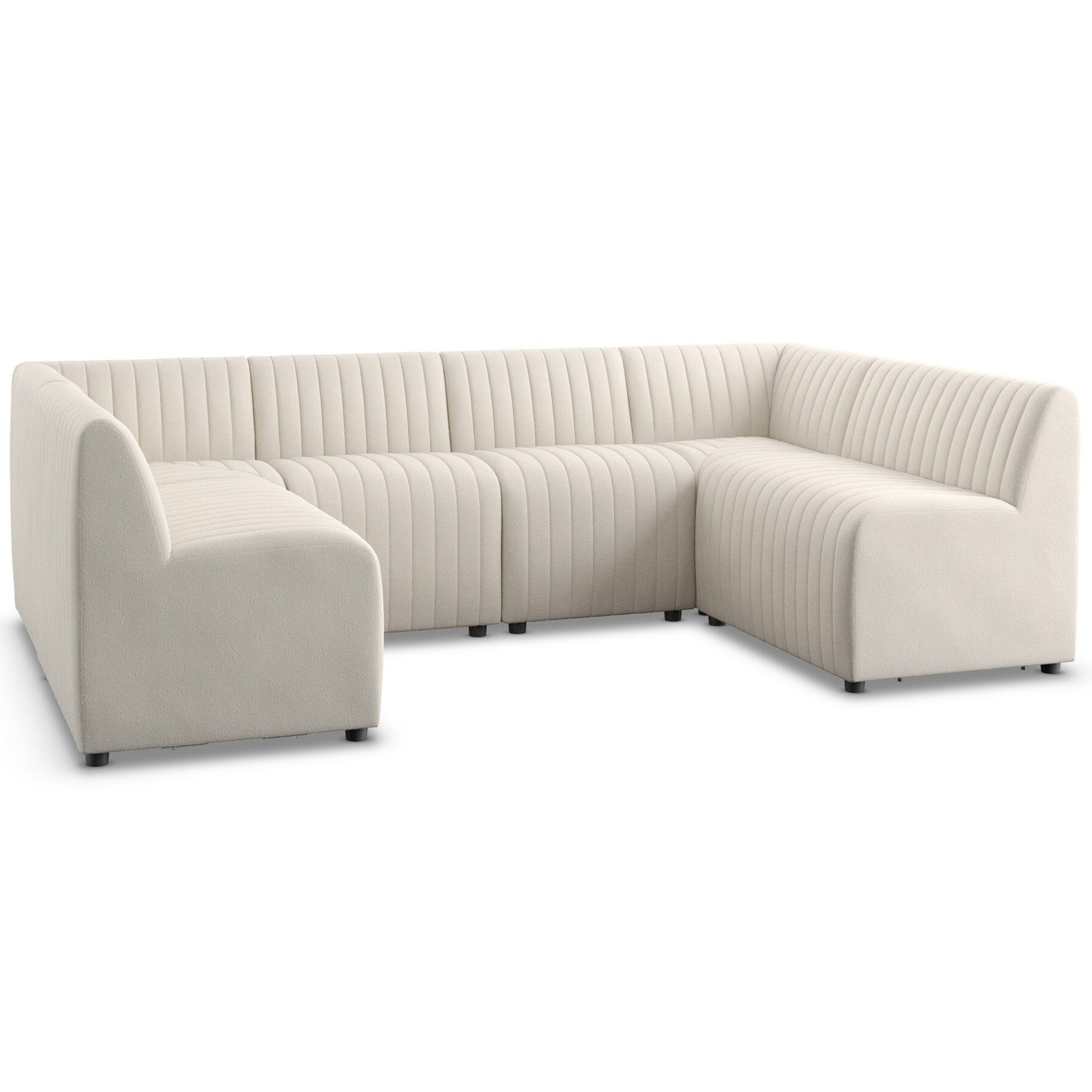 Augustine Dining Banquette U Shape, Capri Oatmeal