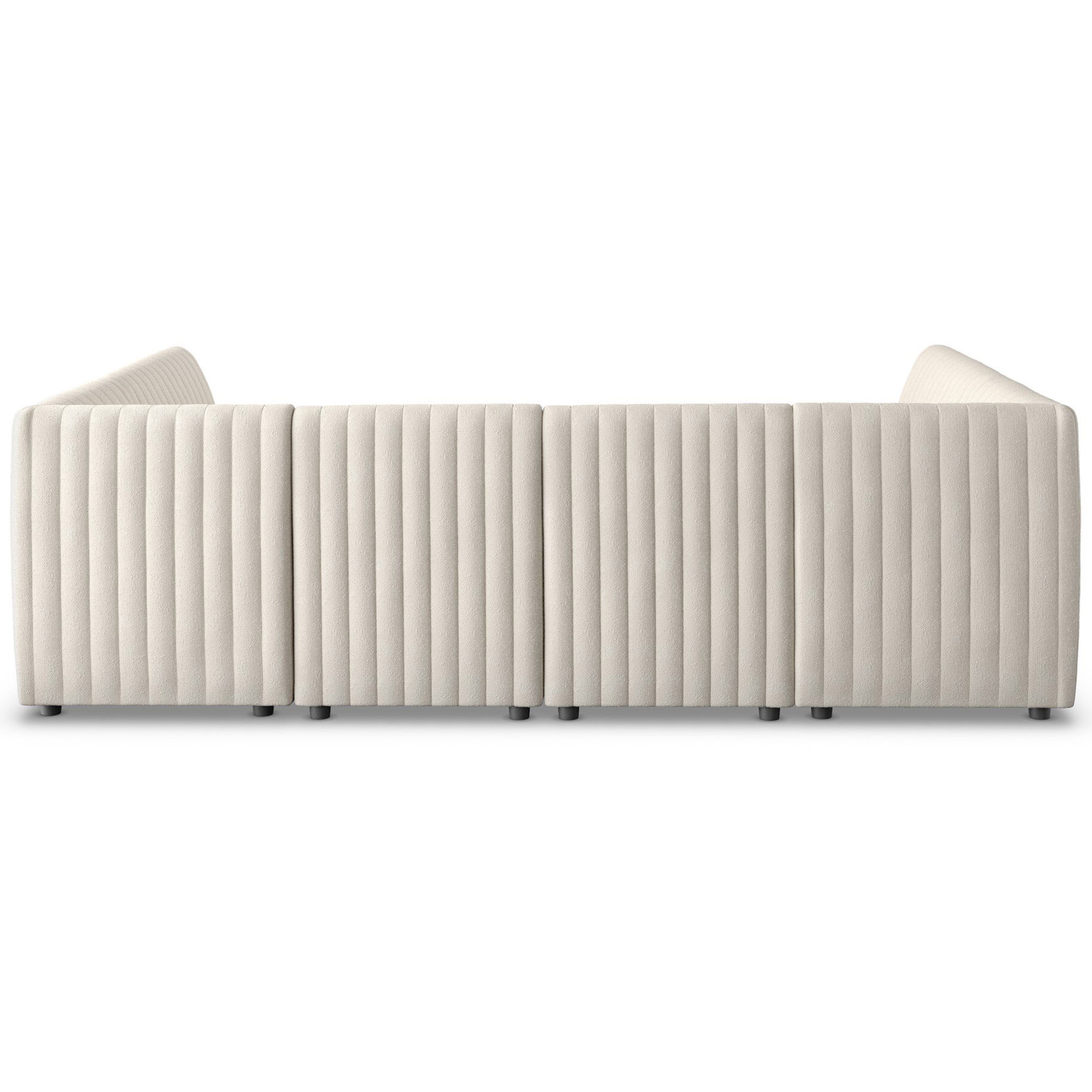 Augustine Dining Banquette U Shape, Capri Oatmeal