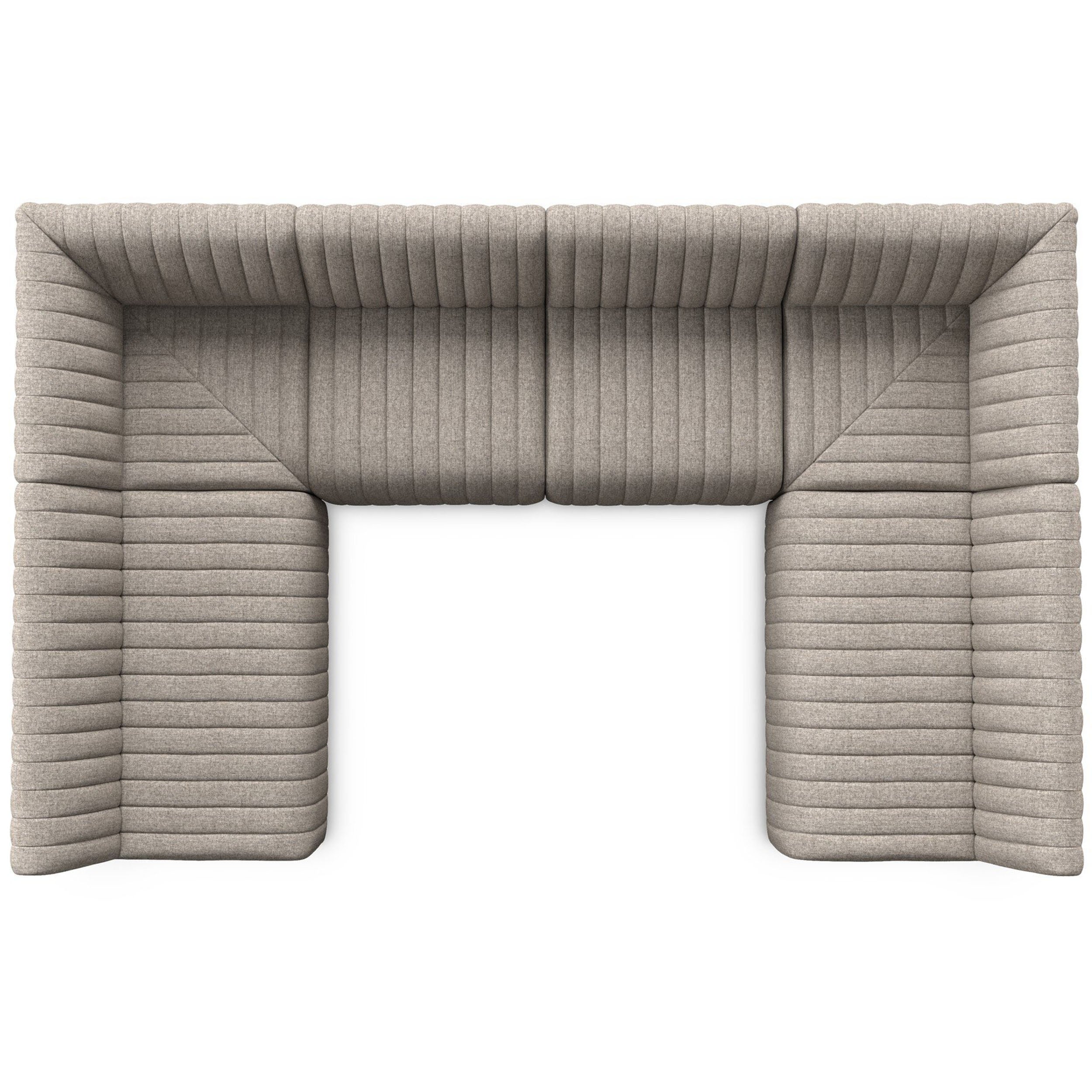 Augustine Dining Banquette U Shape, Orly Natural