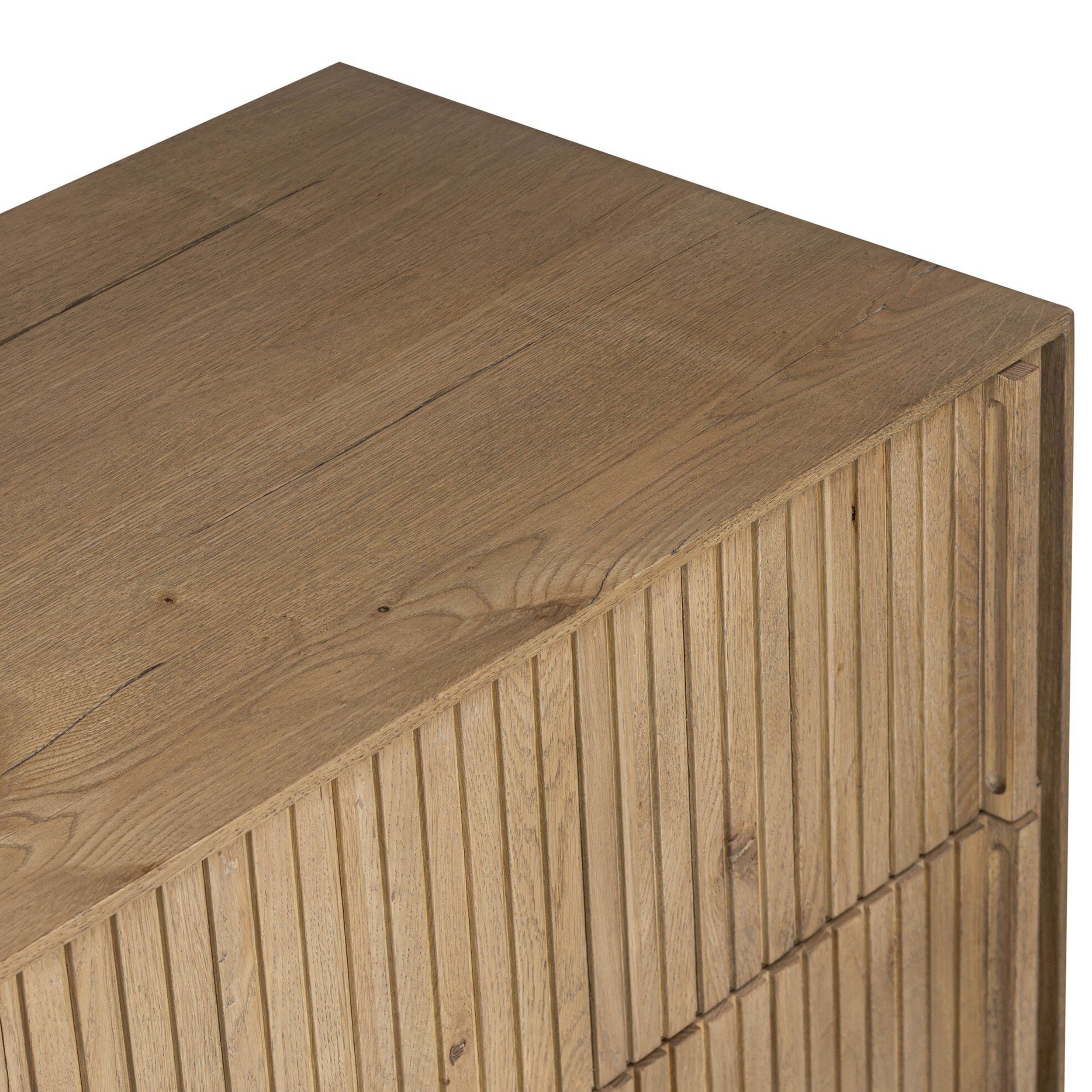 Leo 6 Drawer Dresser, Rustic Light Natural Oak