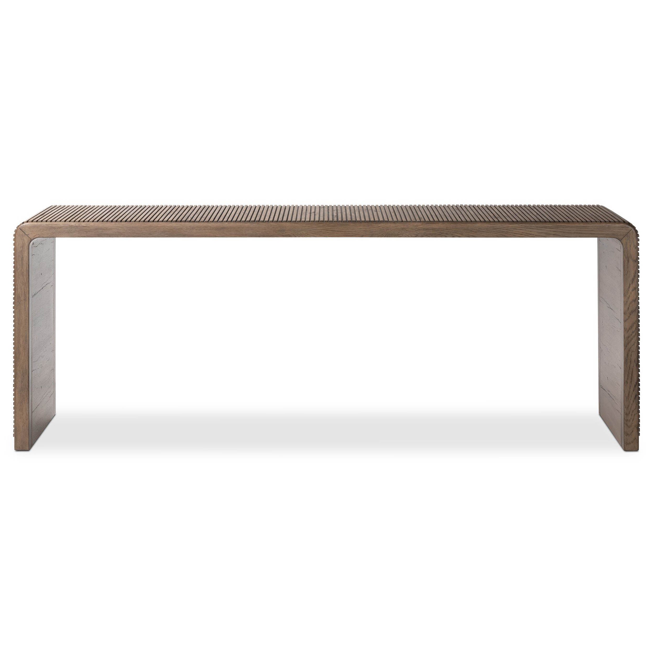 Leo Console Table, Rustic Grey