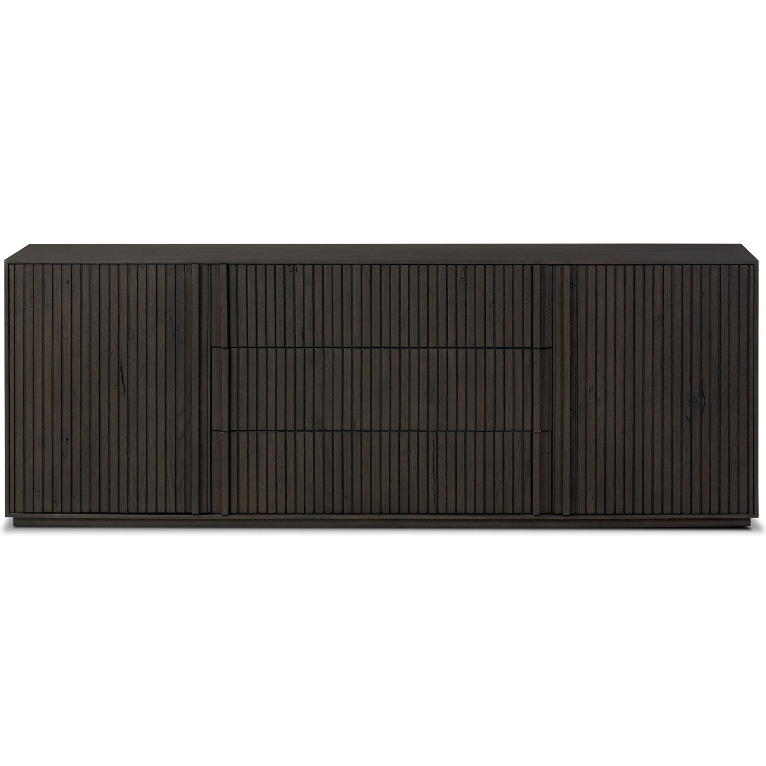 Leo Media Console, Smoked Black