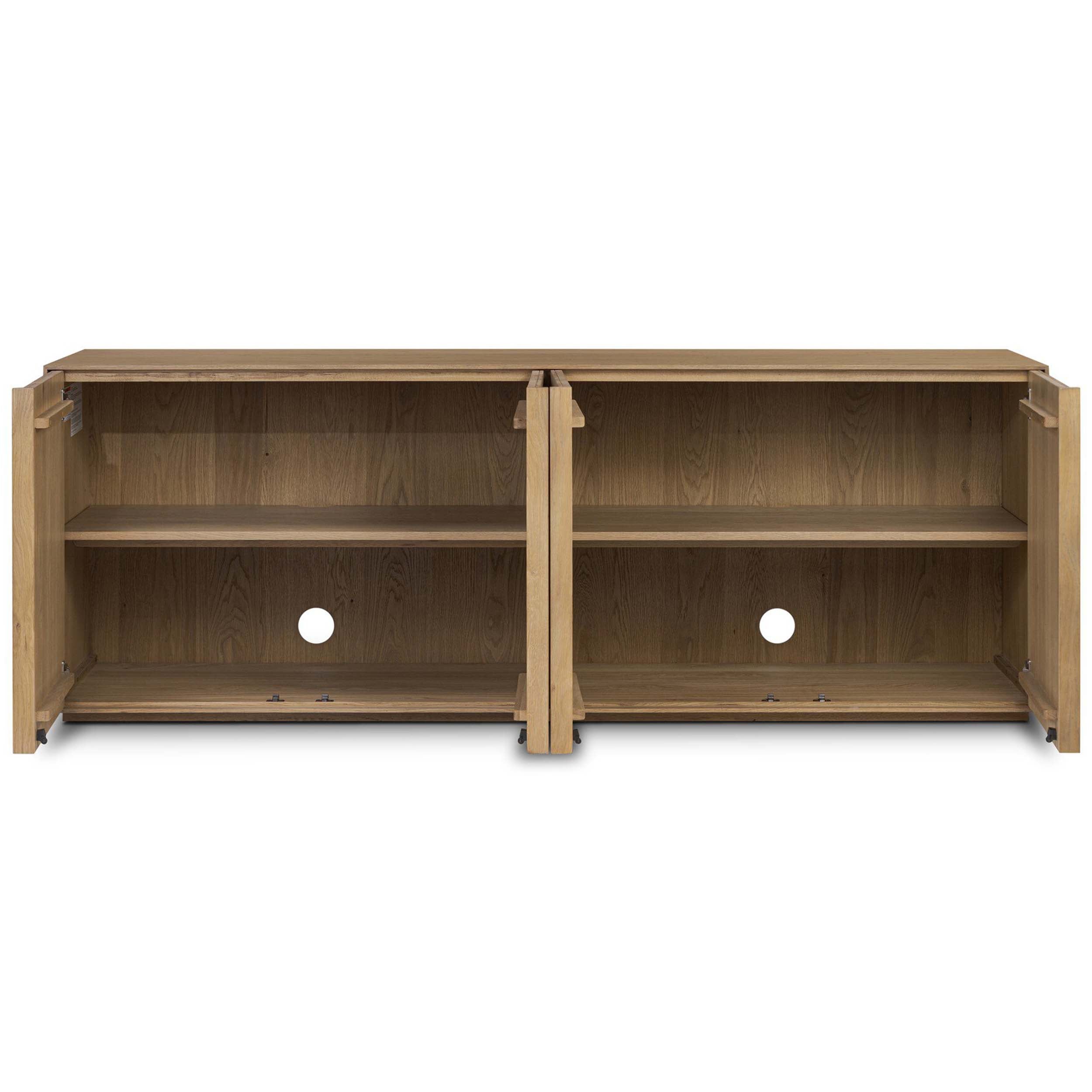 Leo Sideboard, Rustic Light Natural Oak