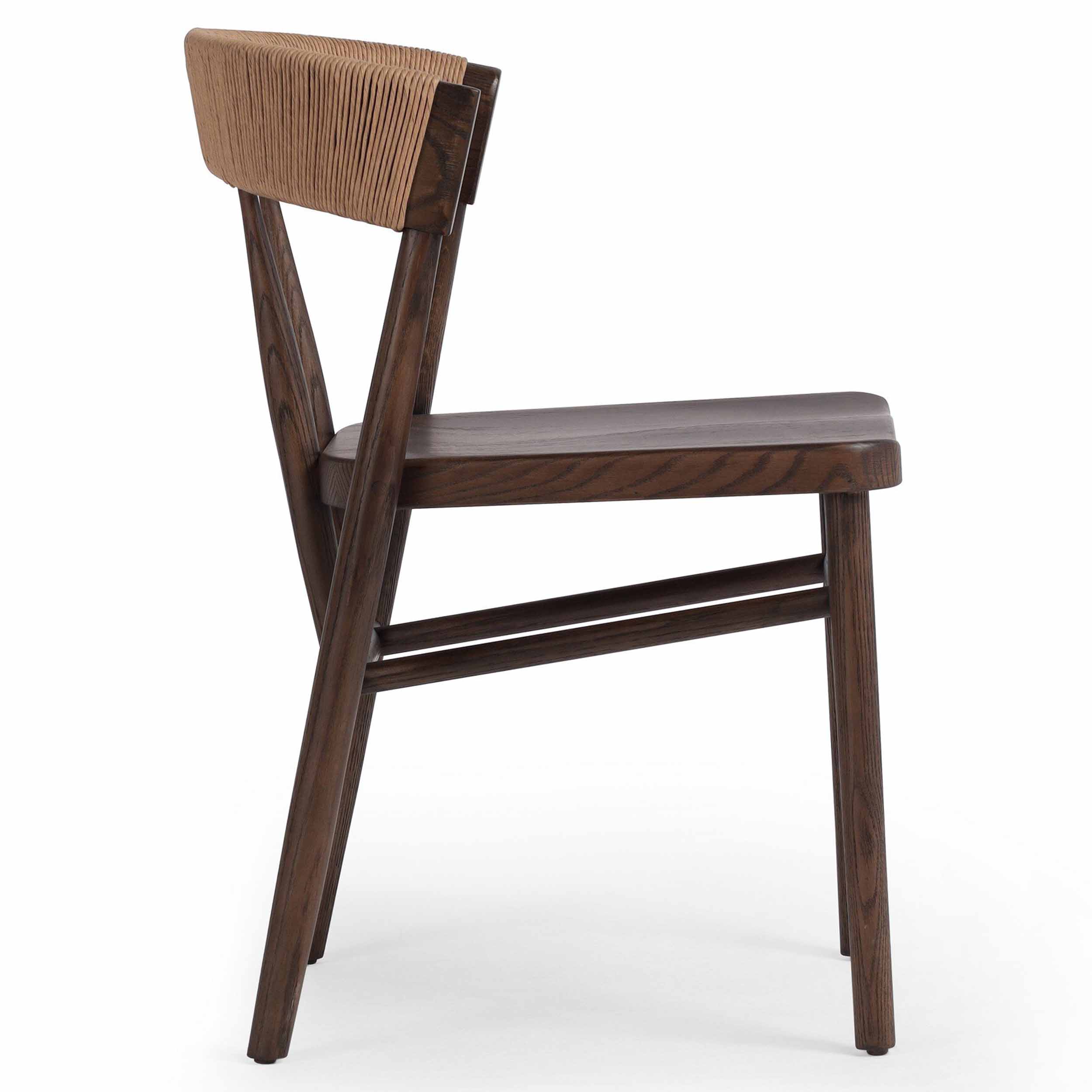 Buxton Dining Chair, Natural Paper Rush