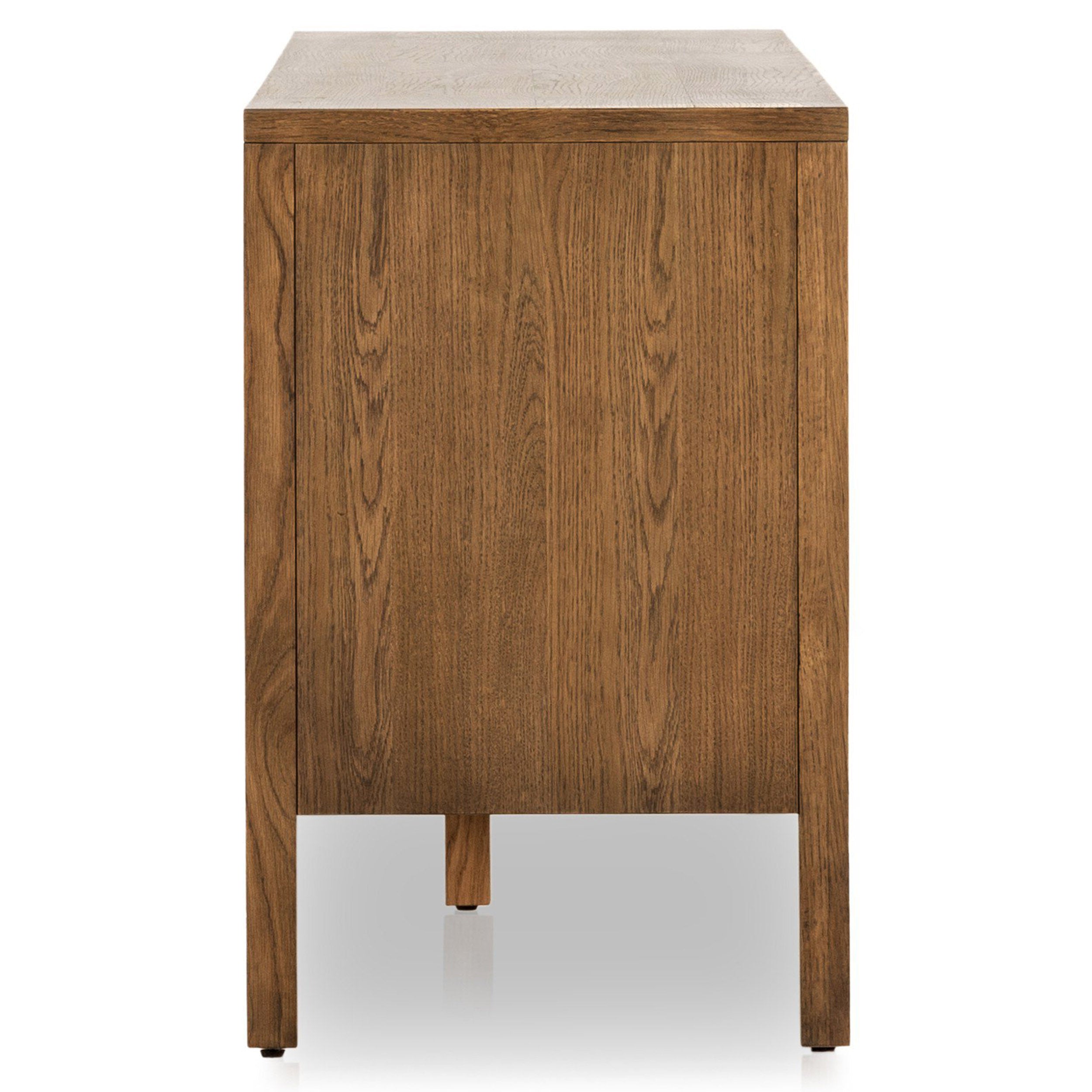 Riggs Media Console, Amber Oak