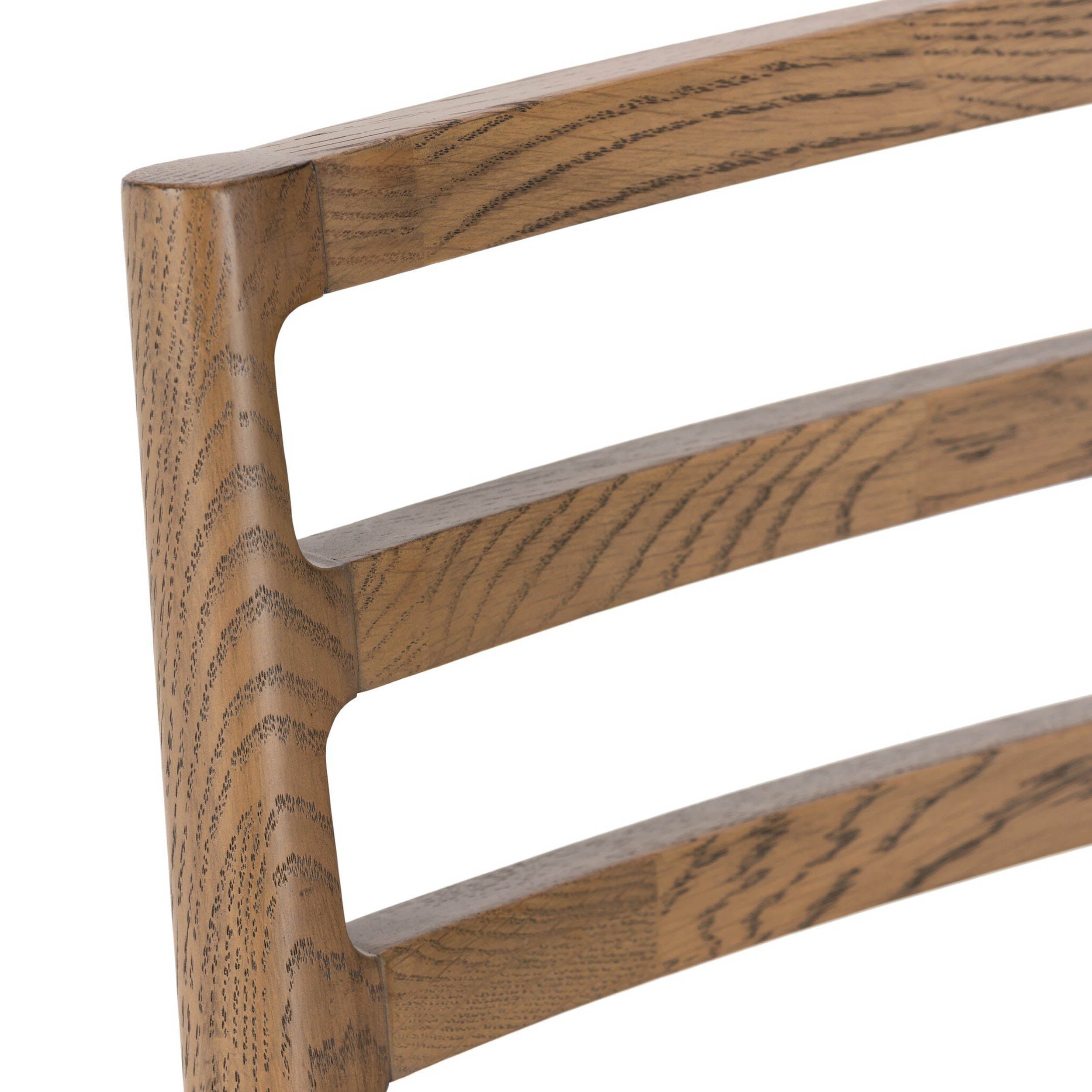 Glenmore Woven Dining Chair, Natural Papercord, Smoked Oak