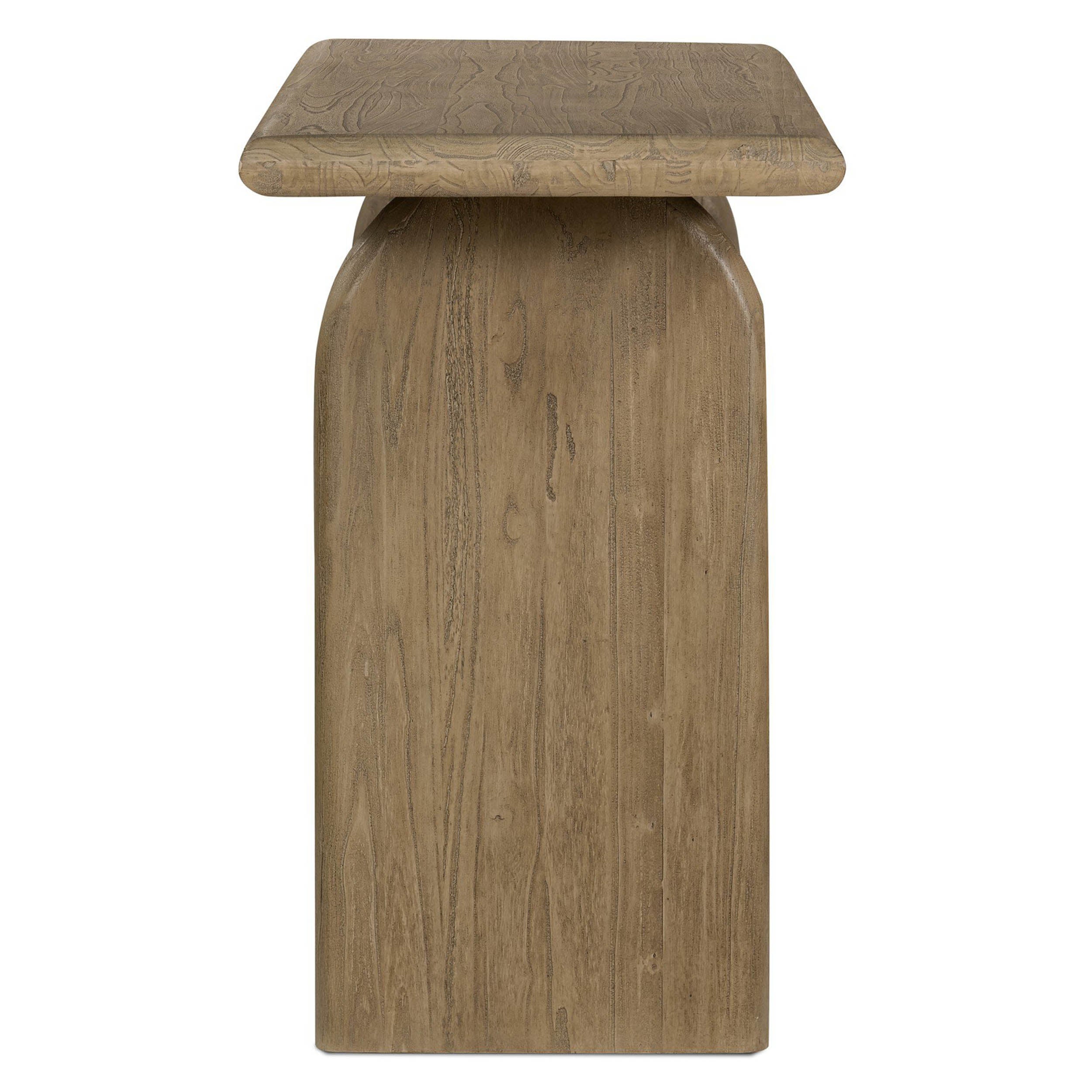 Sorrento Console Table, Aged Drift Mindi