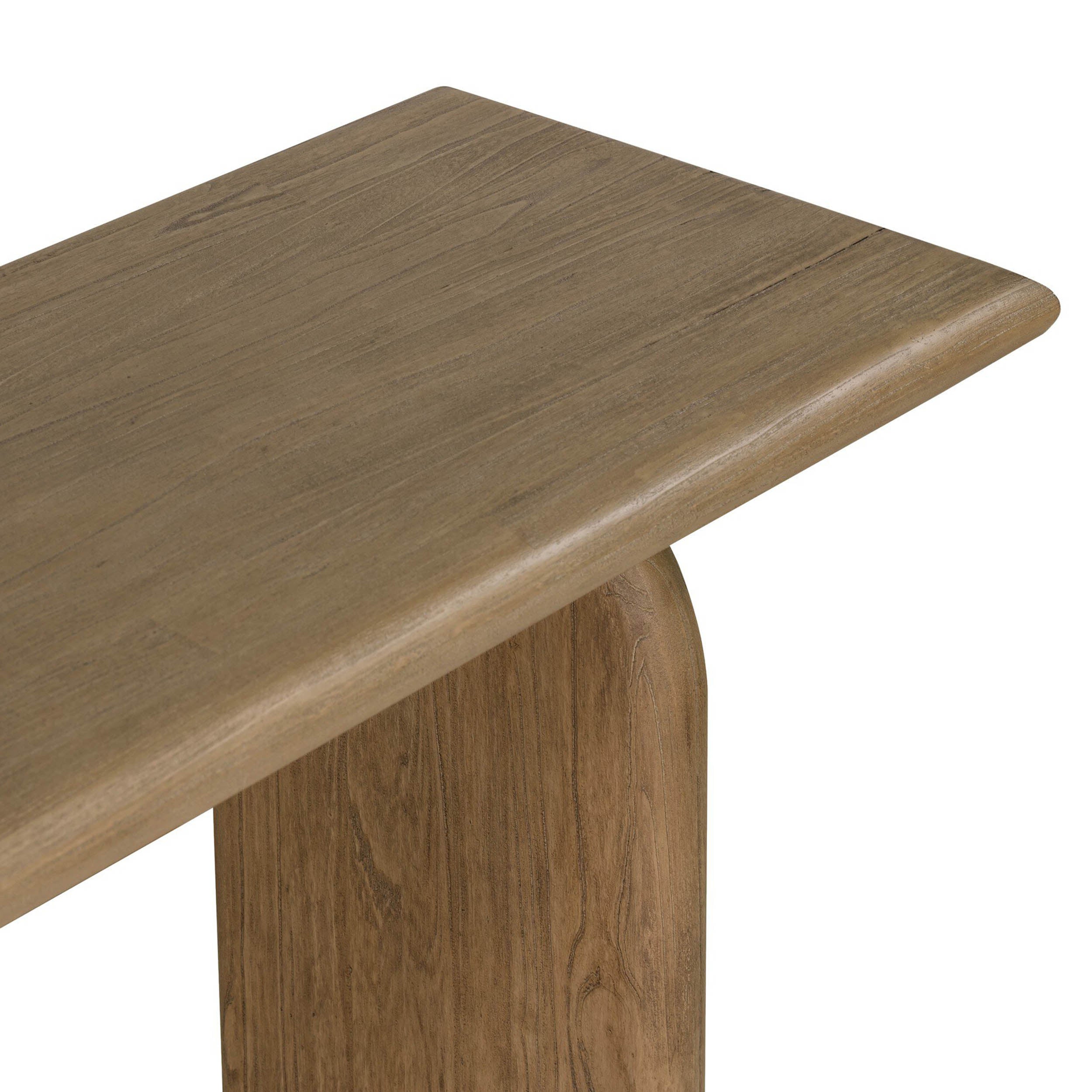 Sorrento Console Table, Aged Drift Mindi