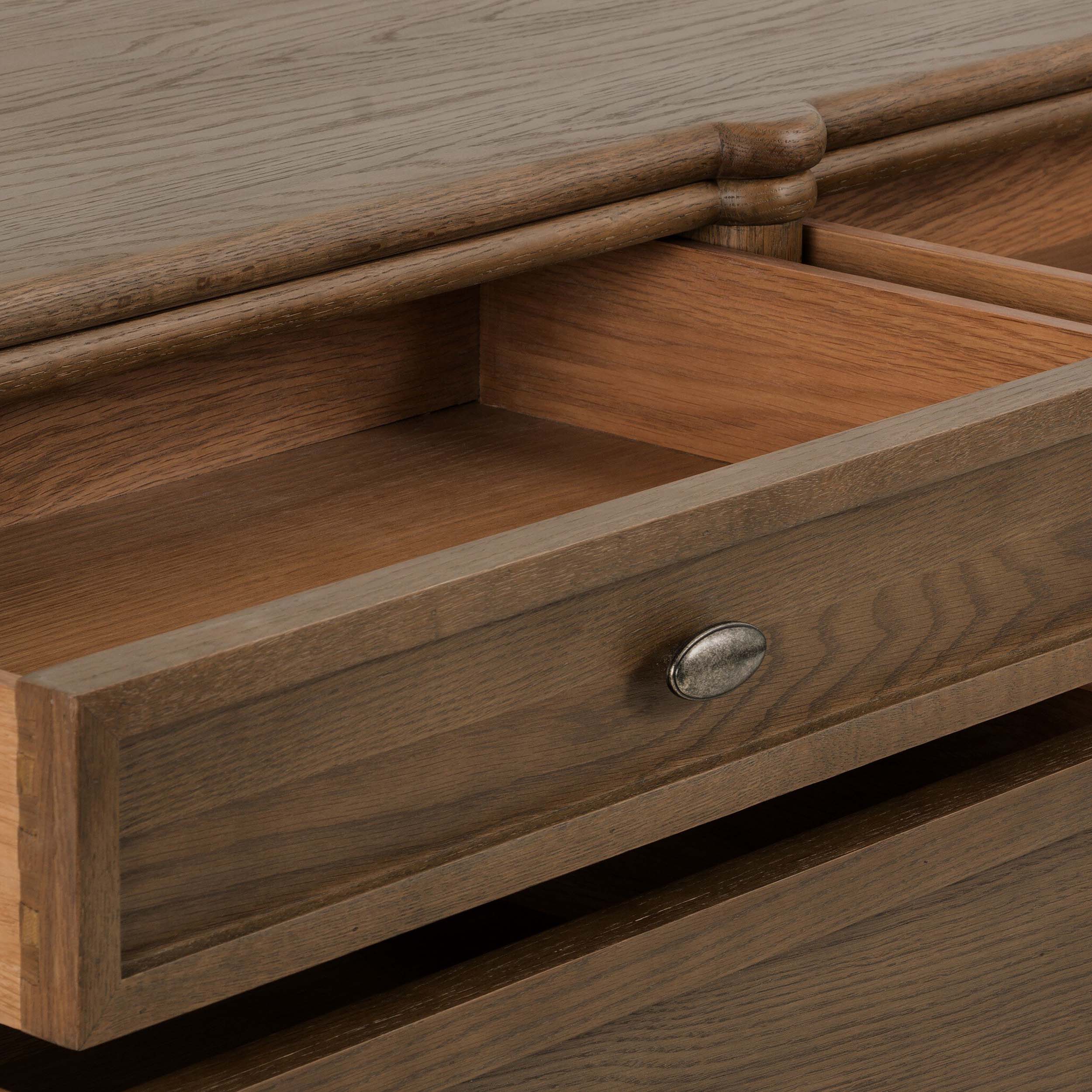 Toulouse 9 Drawer Dresser, Toasted Oak Veneer
