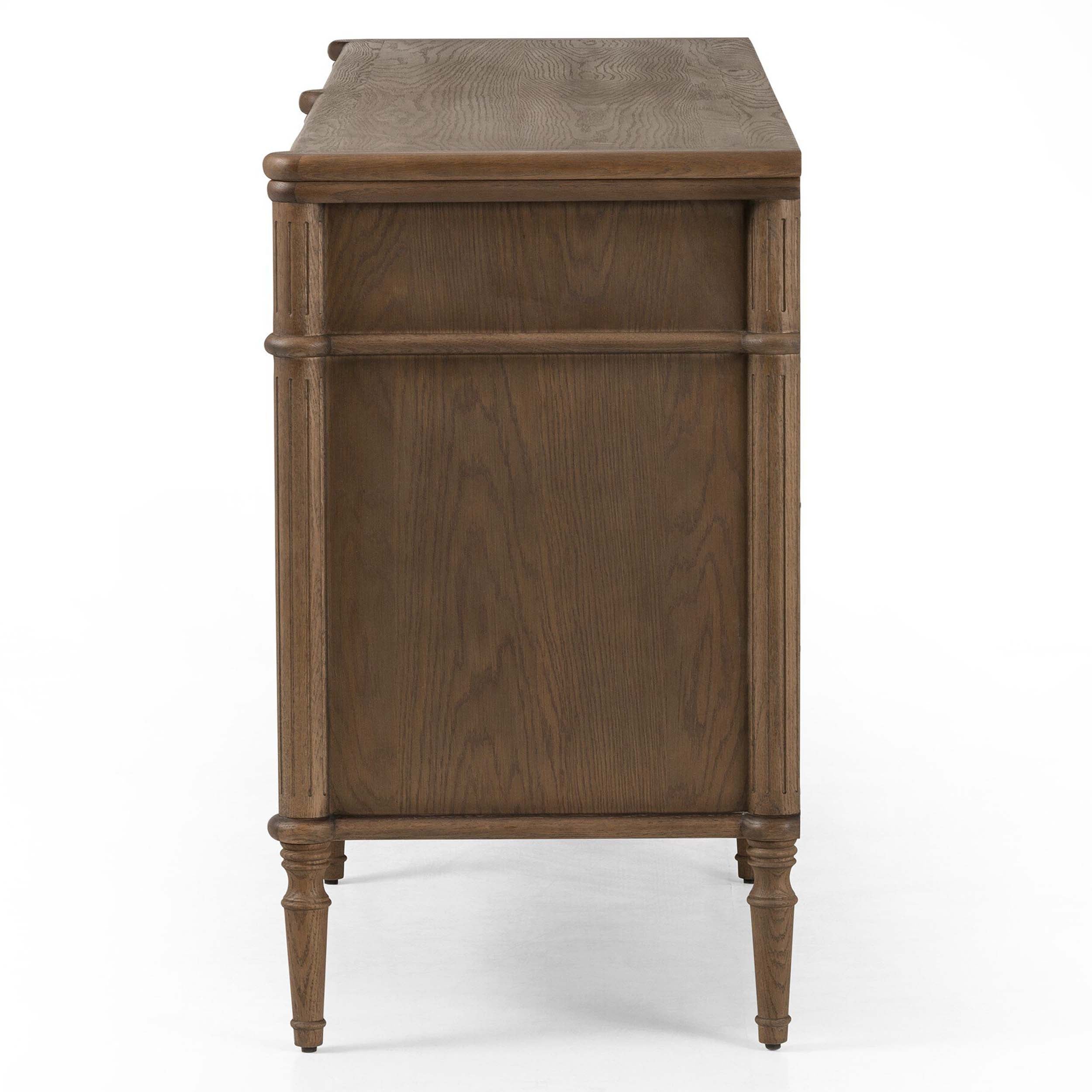 Toulouse 6 Drawer Dresser, Toasted Oak Veneer