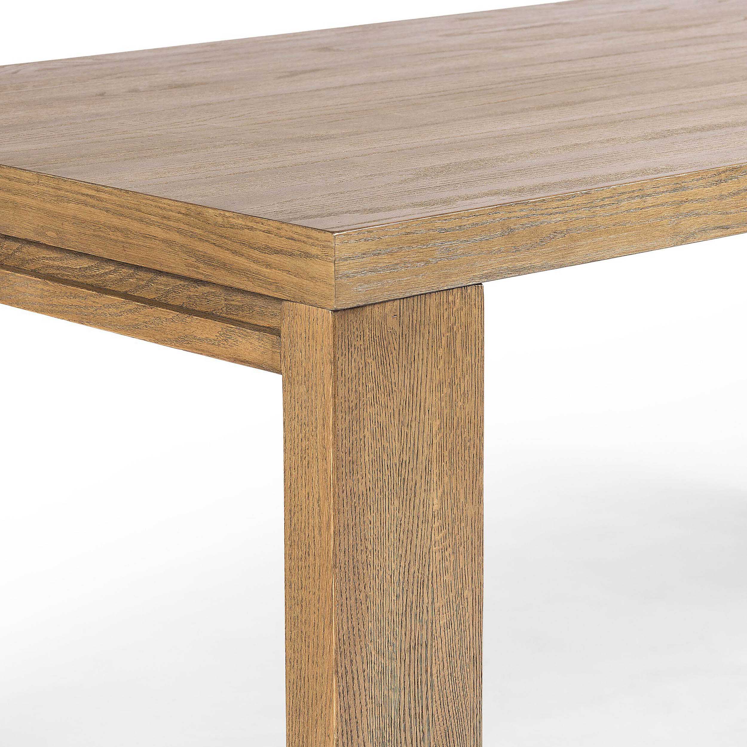 Millie Dining Table, Drifted Oak Solid