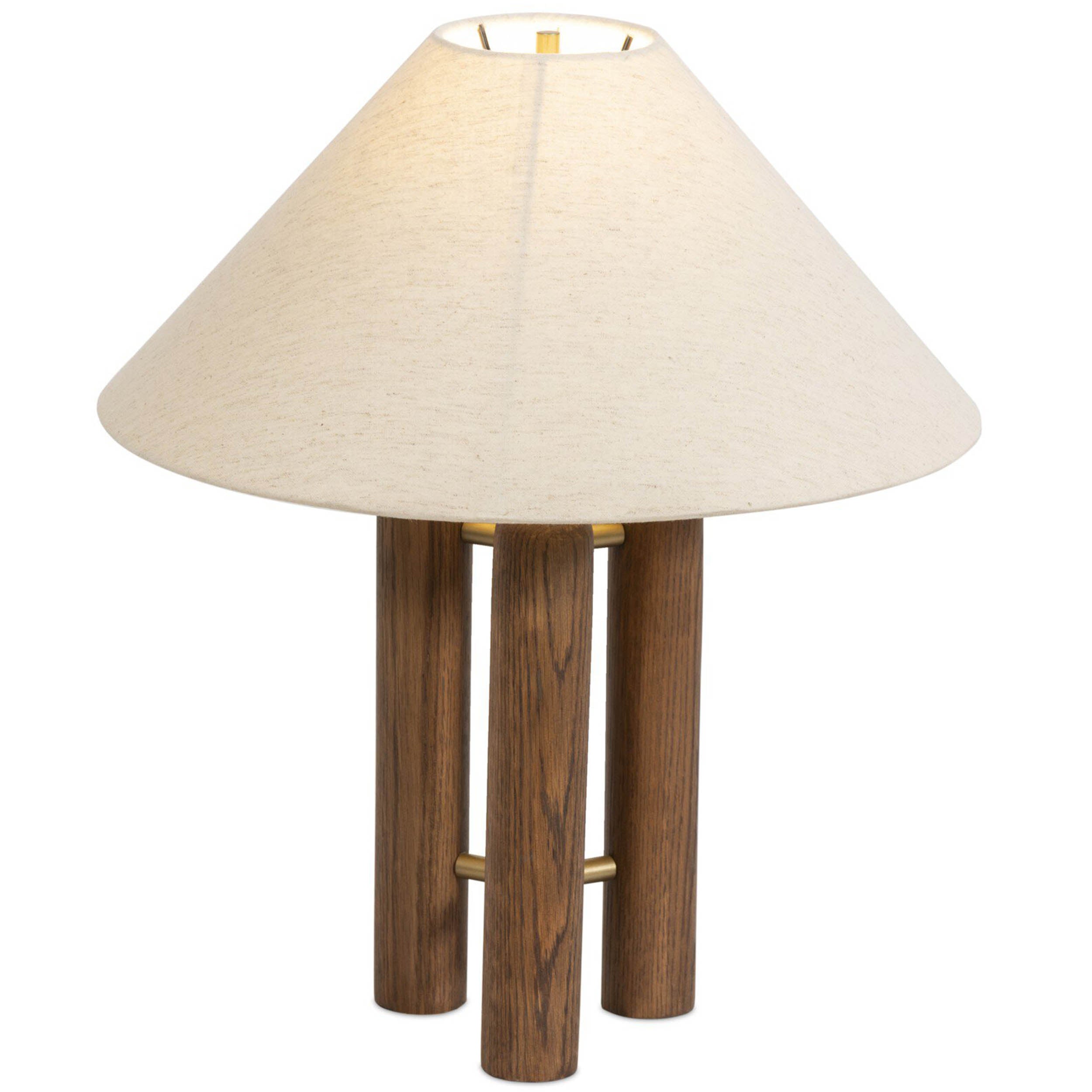 Medici Table Lamp, Tan Linen