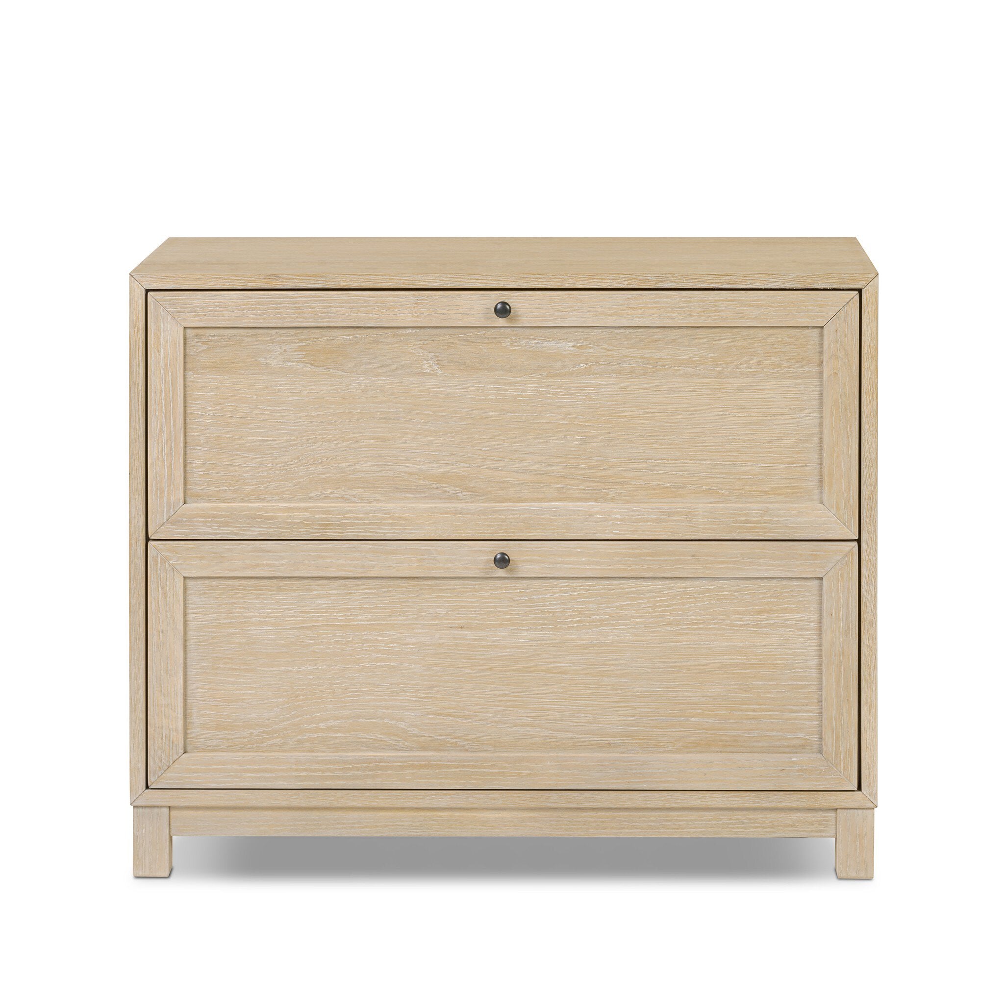 Millie Nightstand, Bleached Oak Veneer