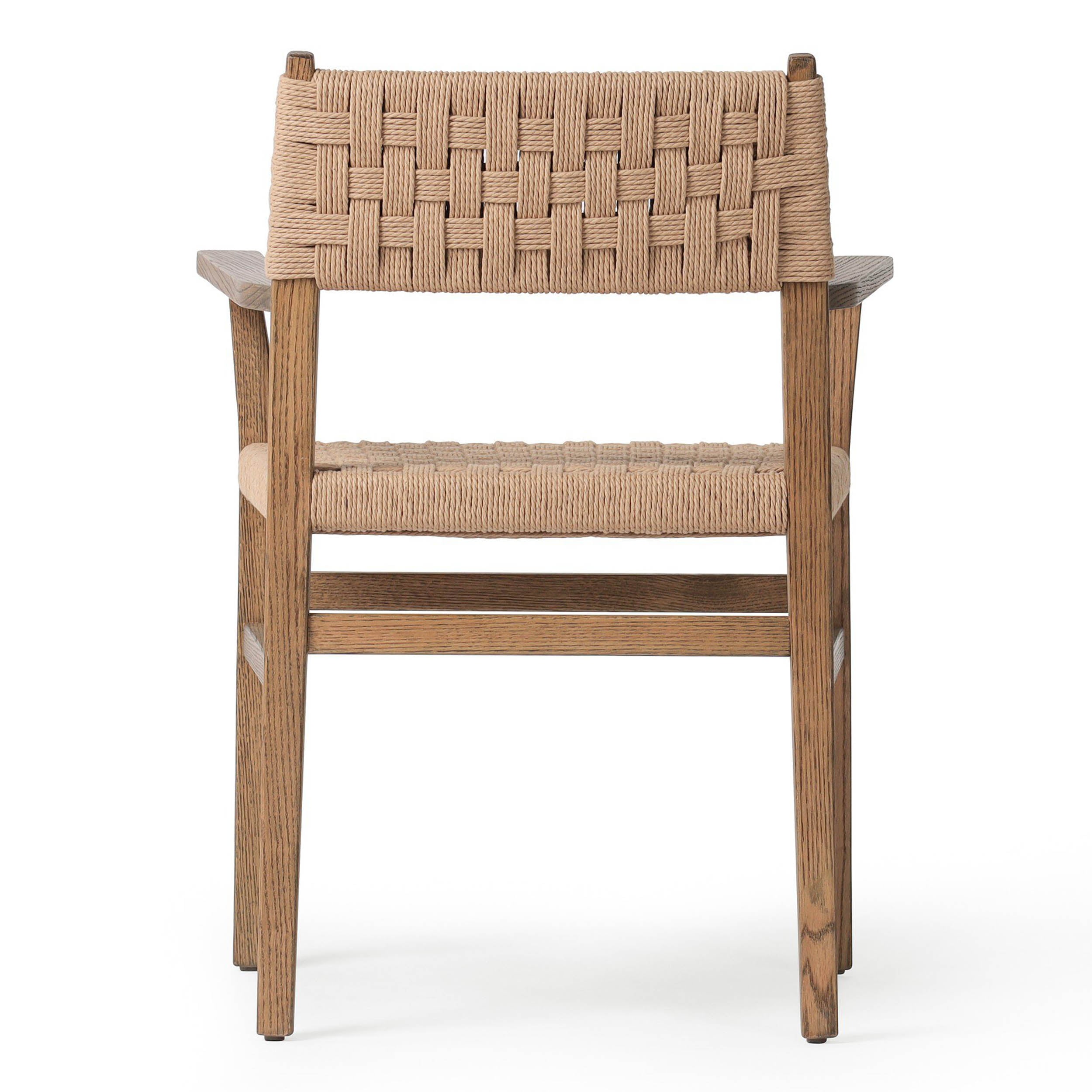 Hamlin Dining Armchair, Double Twisted Paper Cord