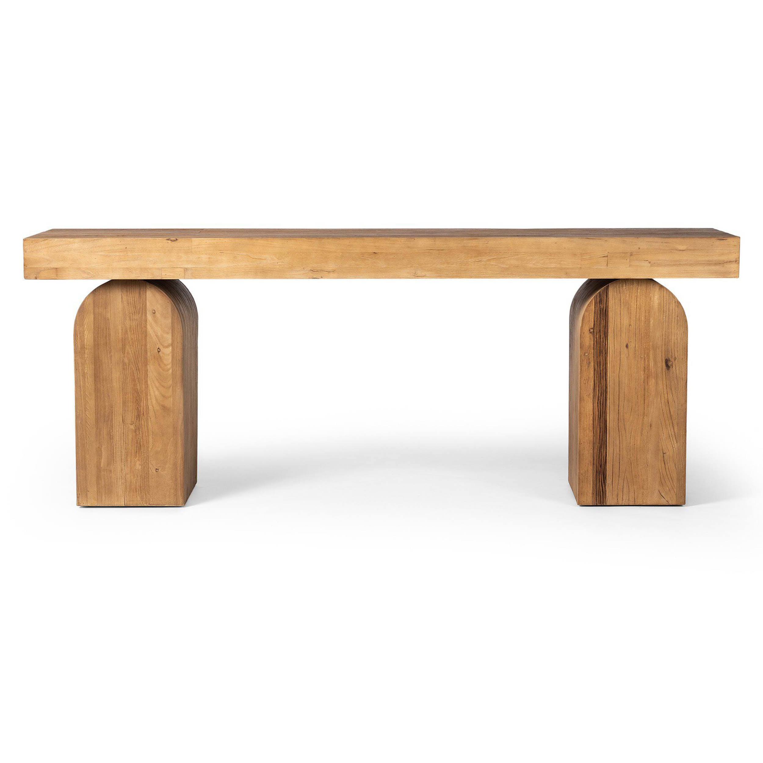 Keane Console Table, Reclaimed Natural Elm