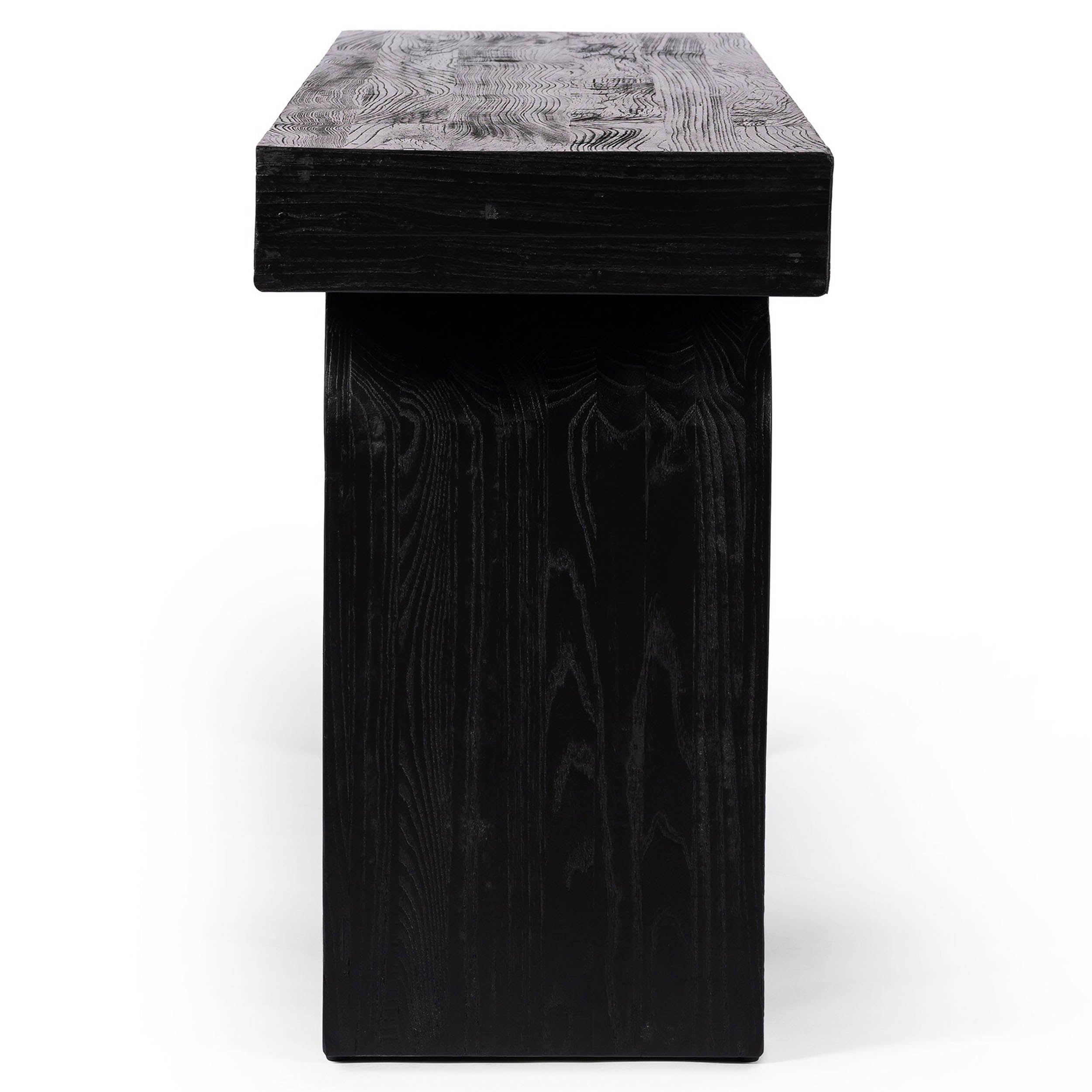 Keane Console Table, Reclaimed Black Elm