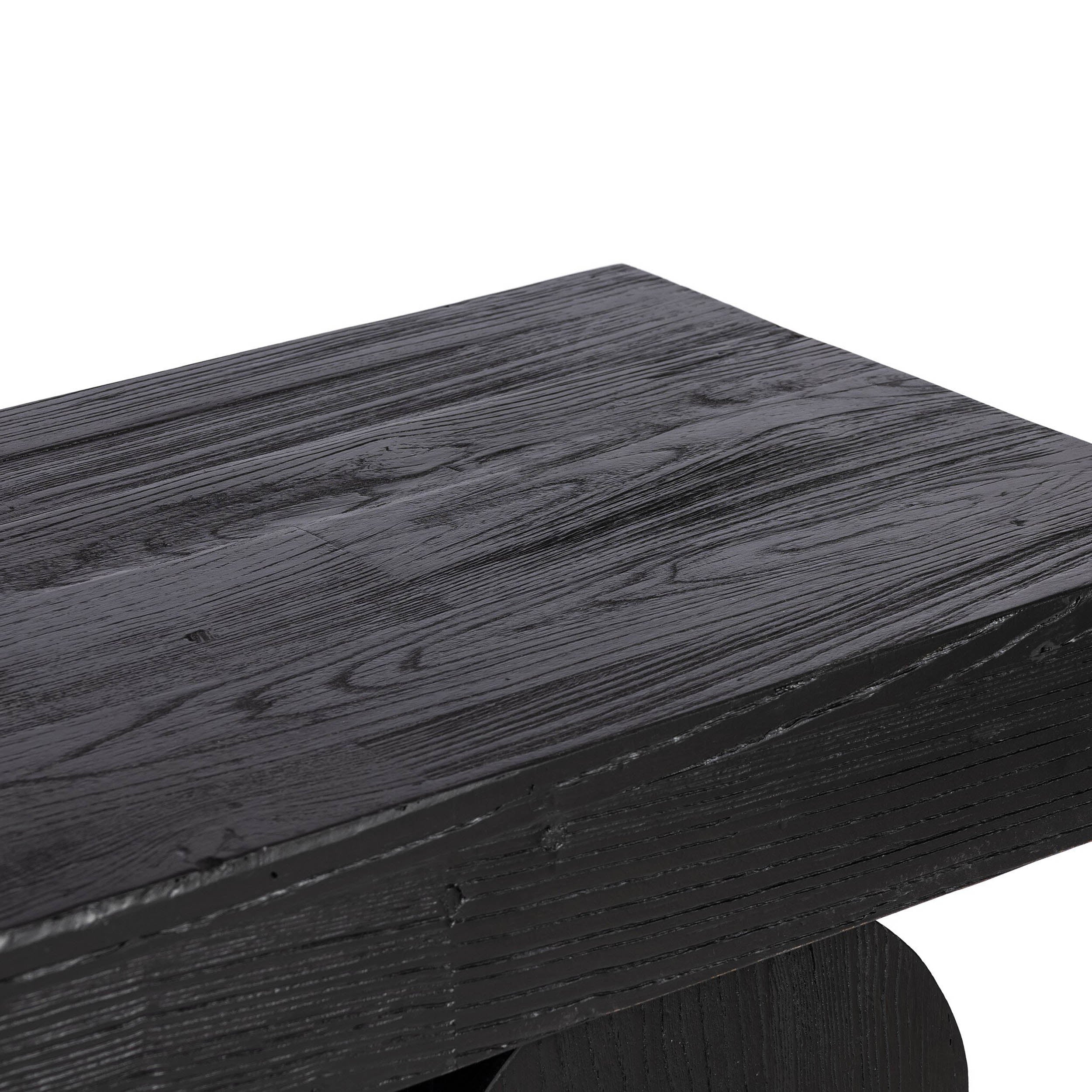 Keane Console Table, Reclaimed Black Elm